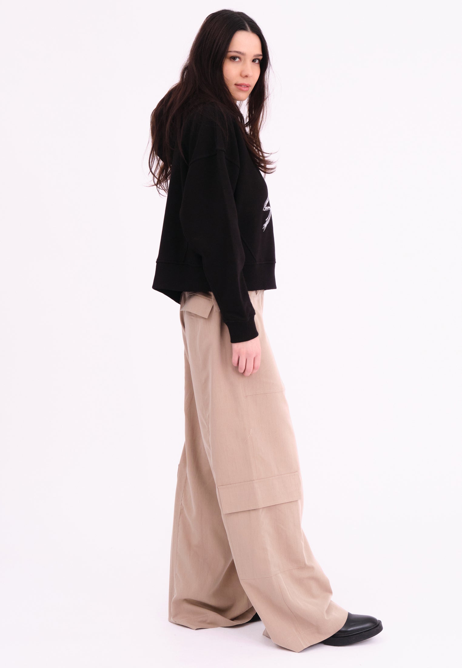 FLORA HOODIE BLACK