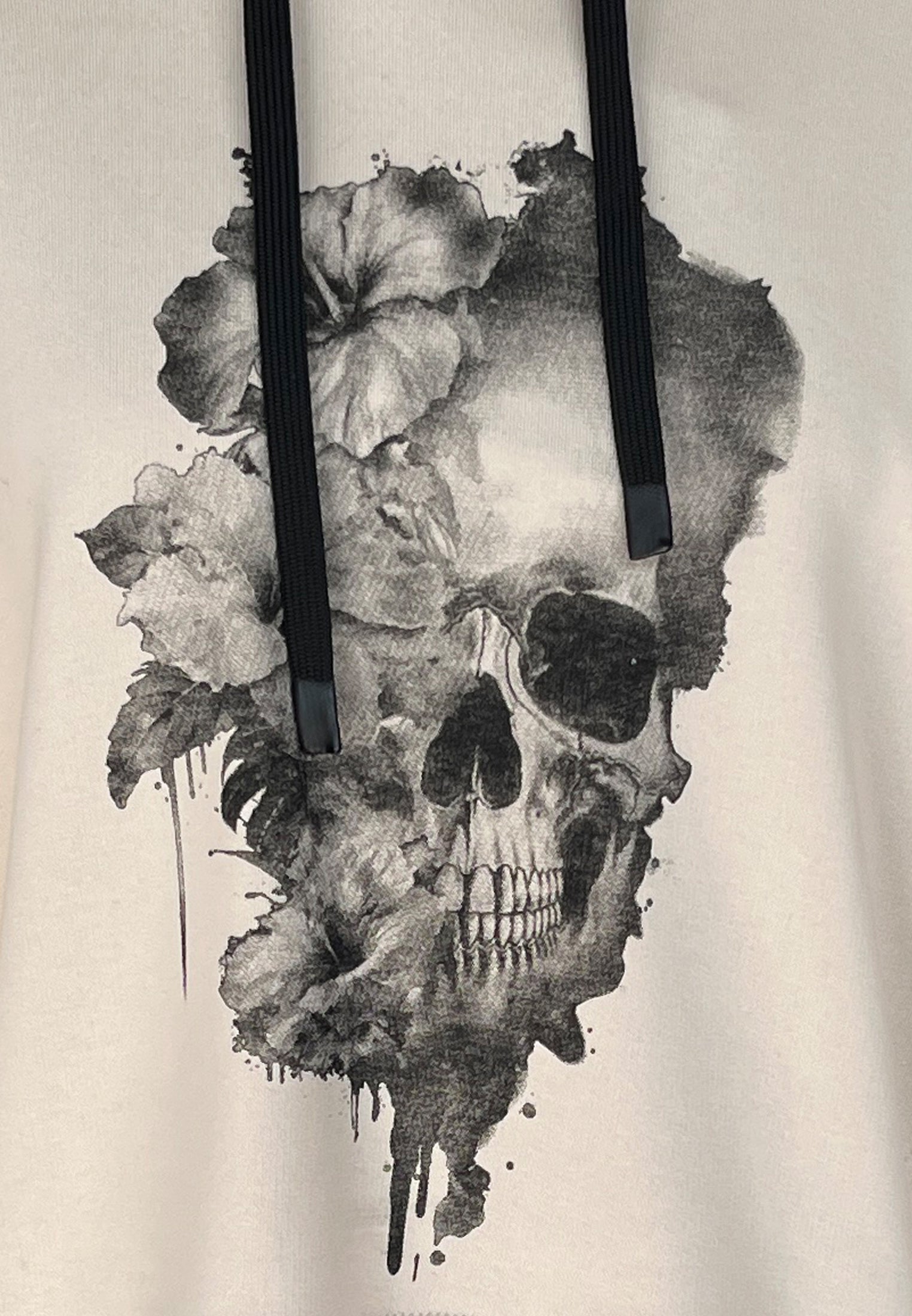 FLORA SWEAT-SHIRT HOODIE SKULL GRAPHIC