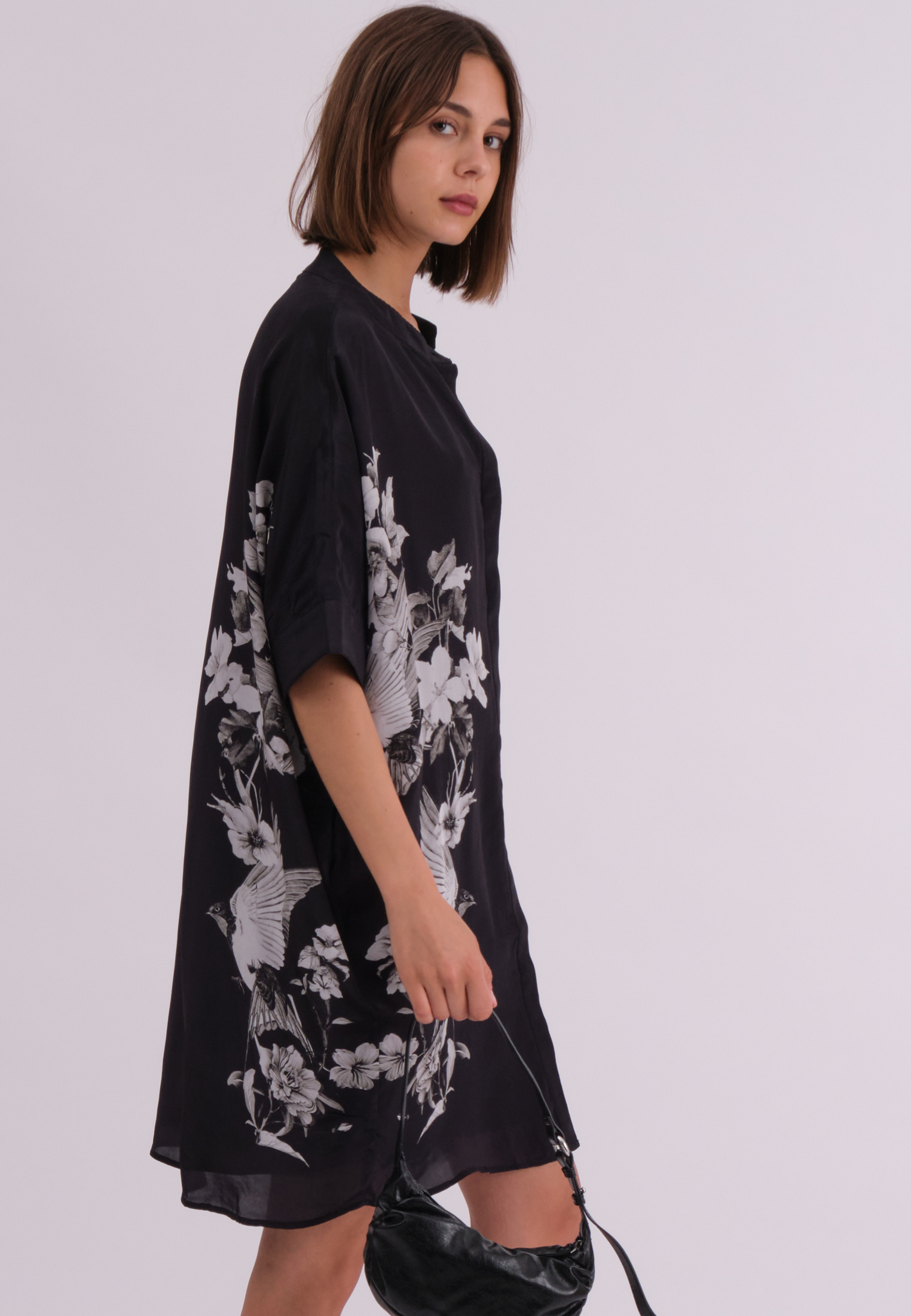 INVERSION TUNIC SWALLOW PRINT