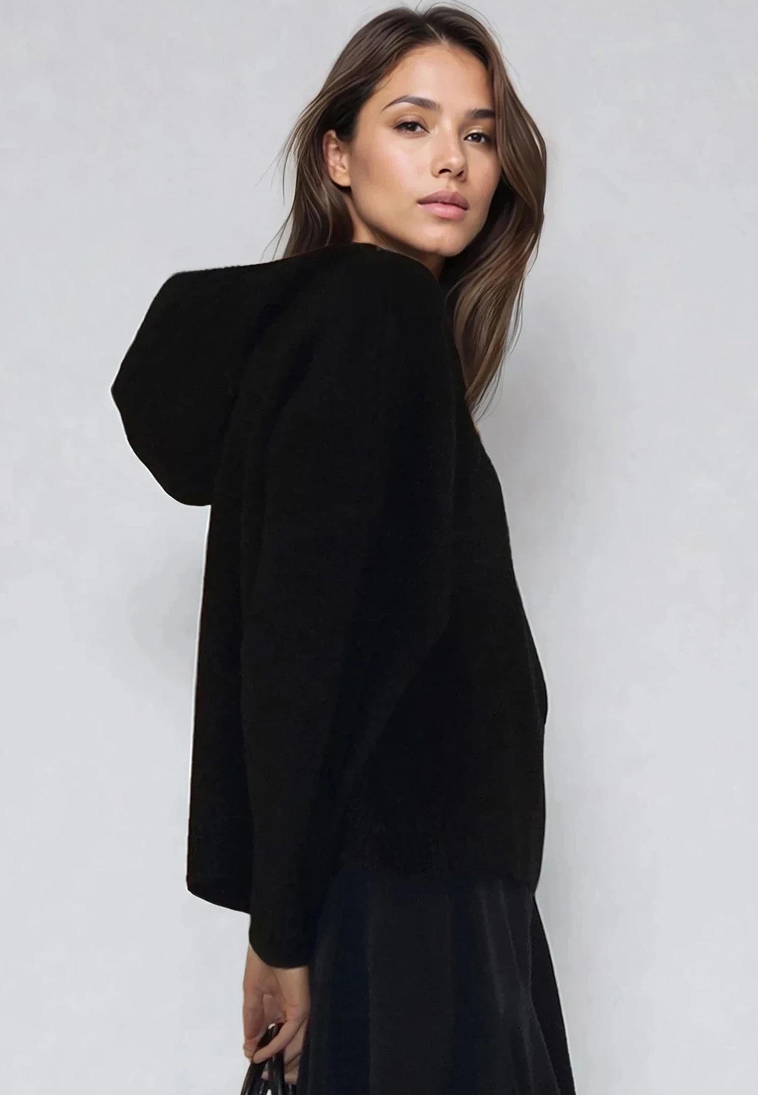 COURTNEY HOODIE JUMPER BLACK
