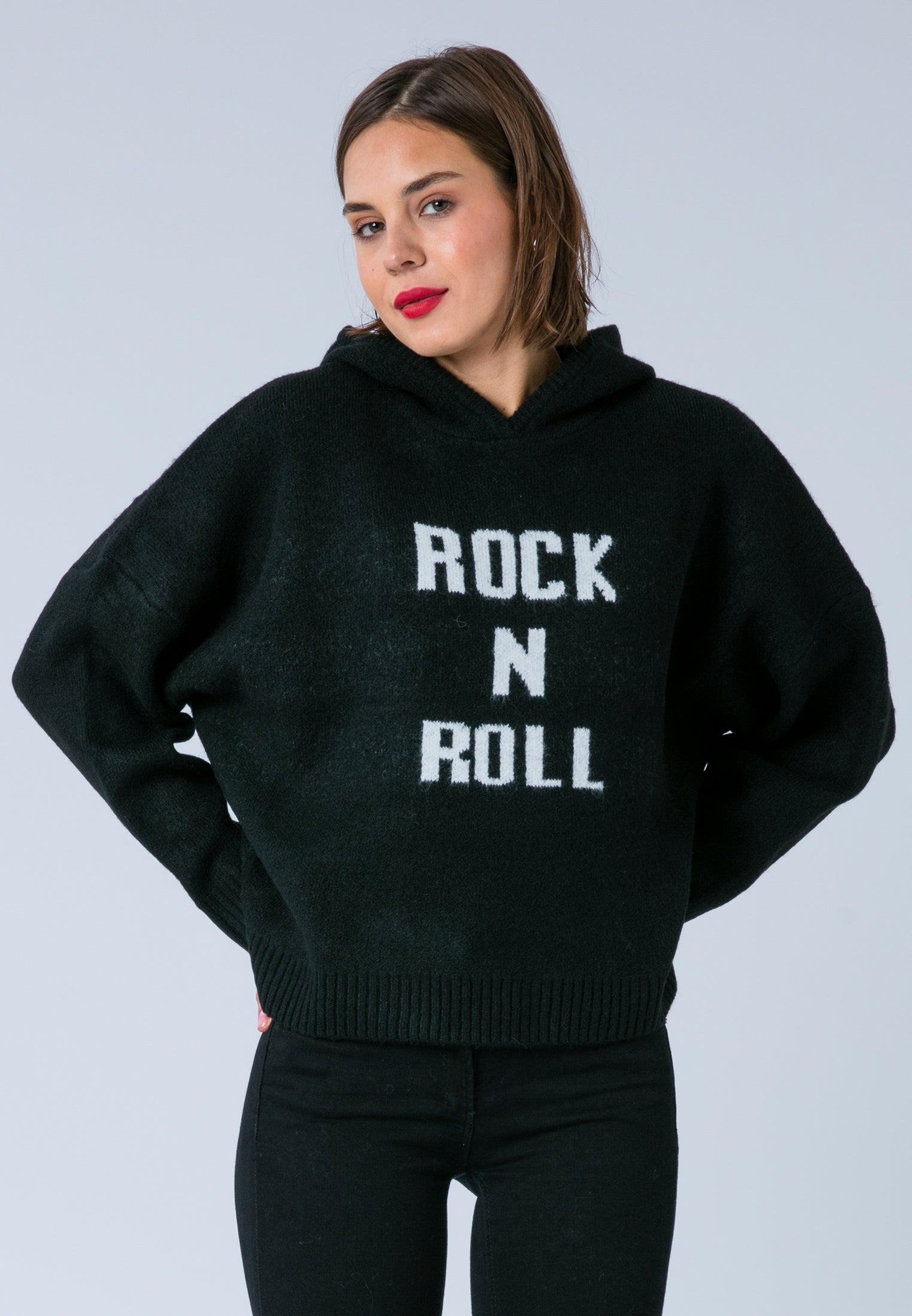 COURTNEY HOODIE JUMPER BLACK