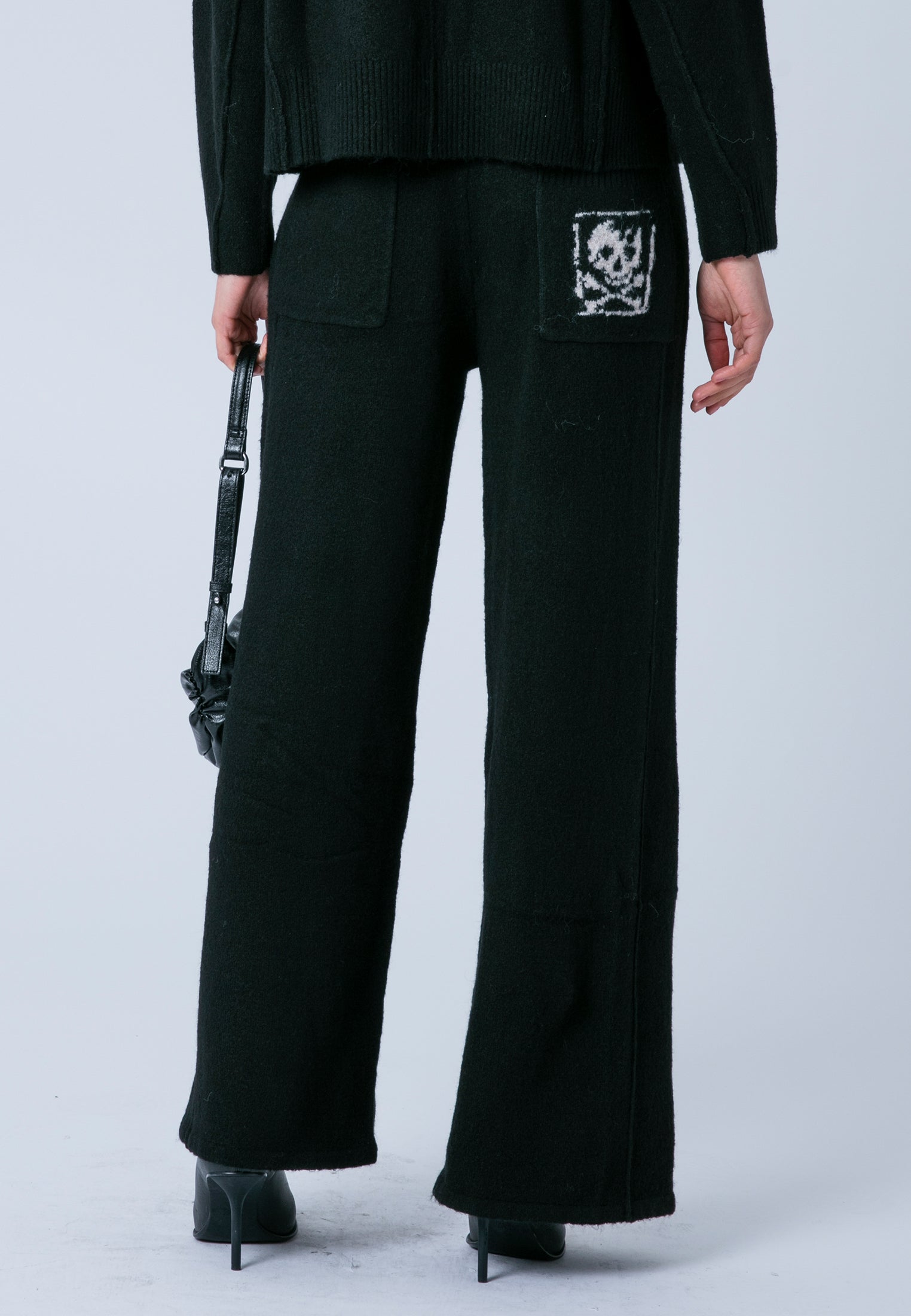 LUSCIOUS KNITTED PANT BLACK