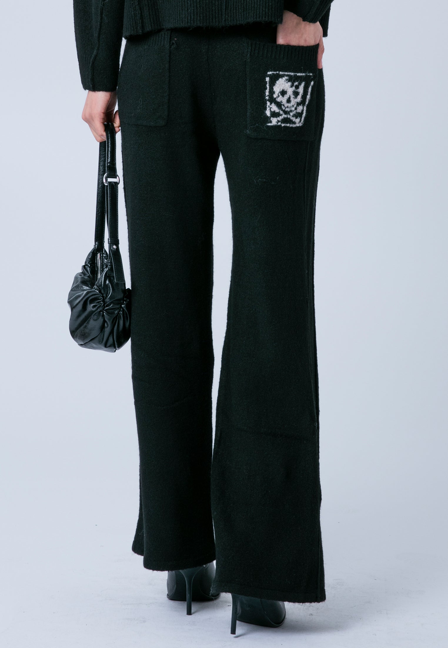 LUSCIOUS KNITTED PANT BLACK