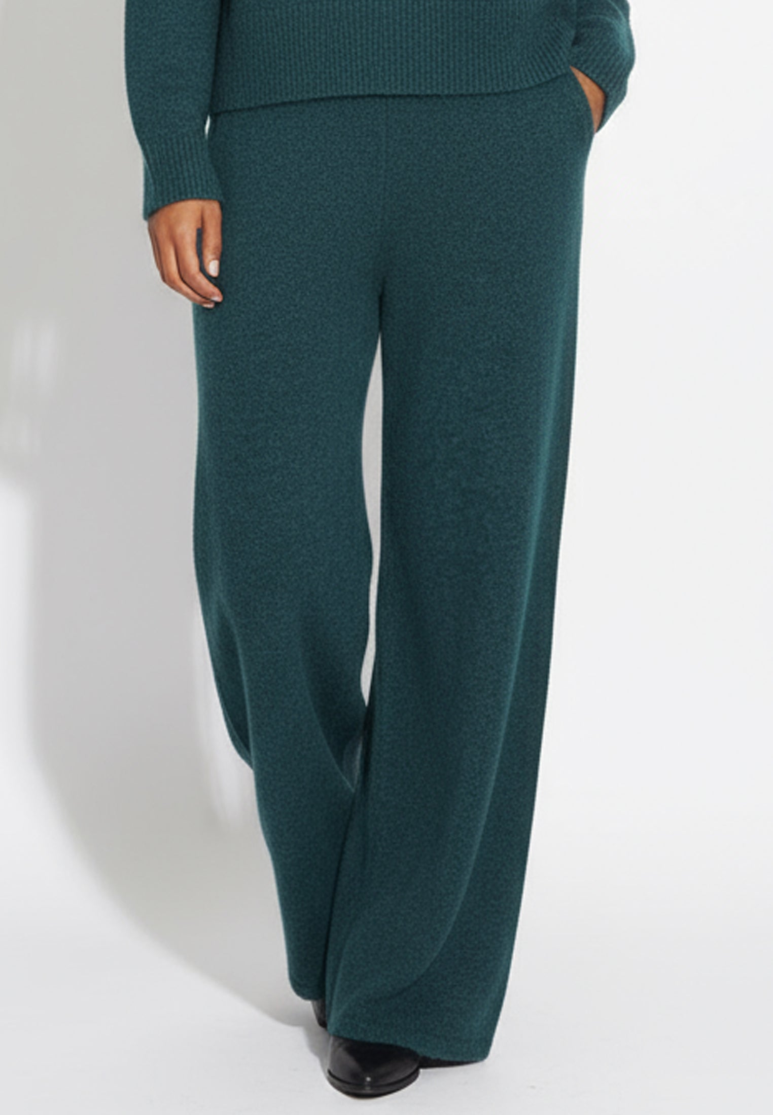 LUSCIOUS KNITTED PANT FOREST GREEN