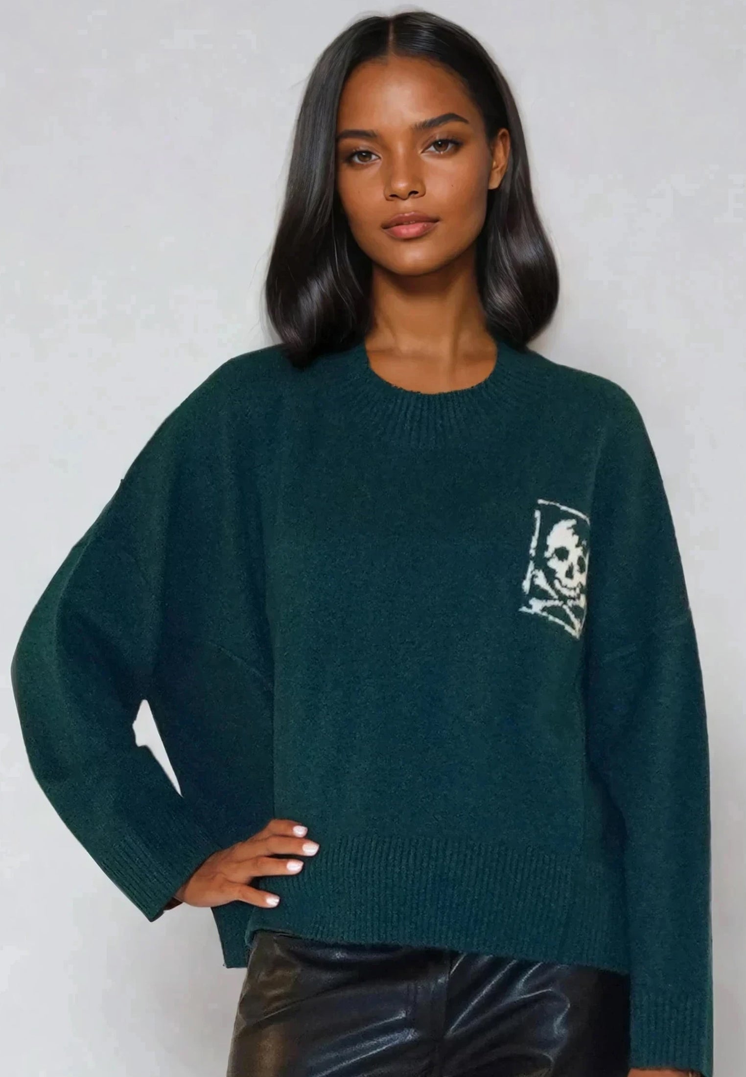 LUSCIOUS JUMPER FOREST GREEN