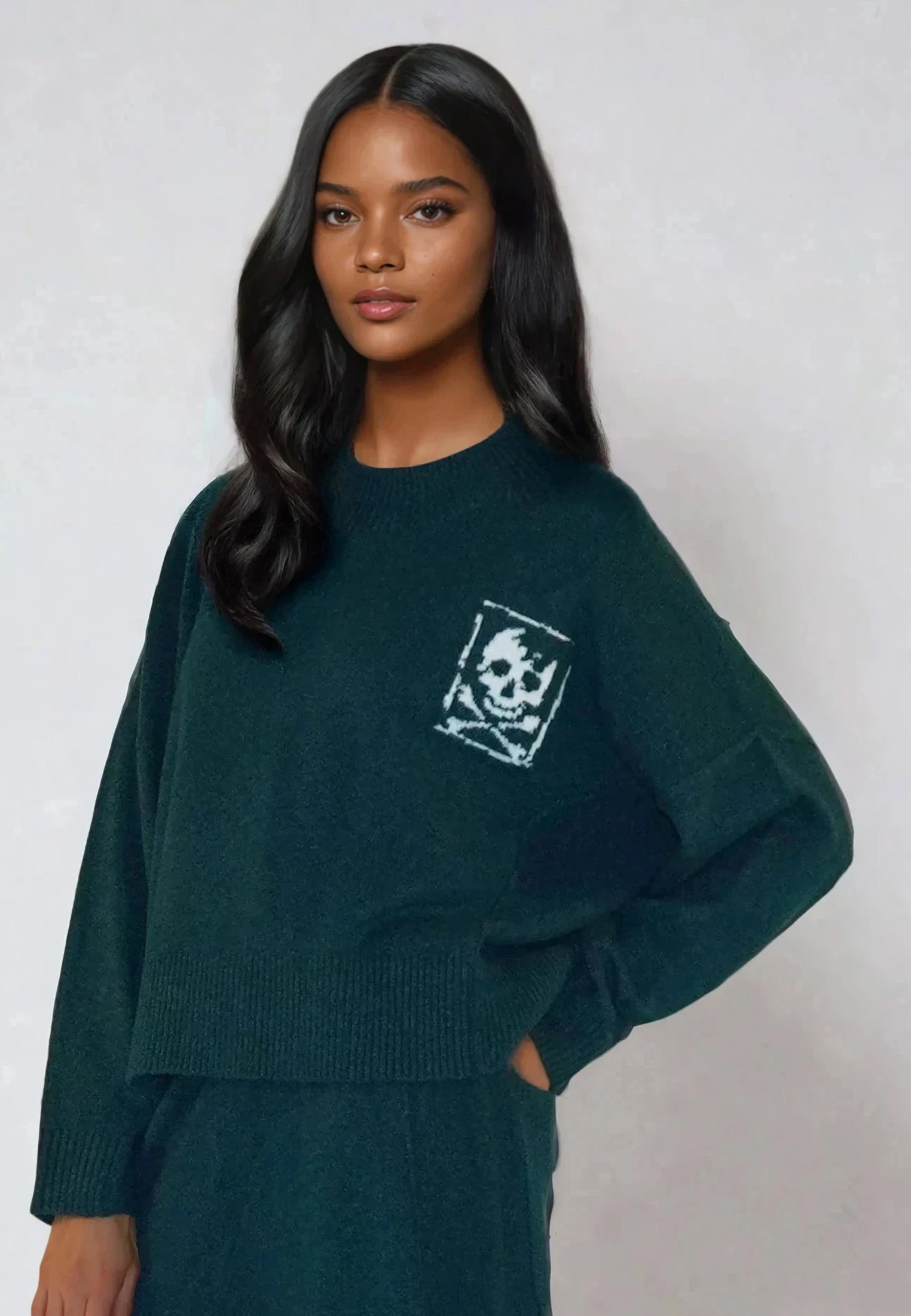 LUSCIOUS JUMPER FOREST GREEN