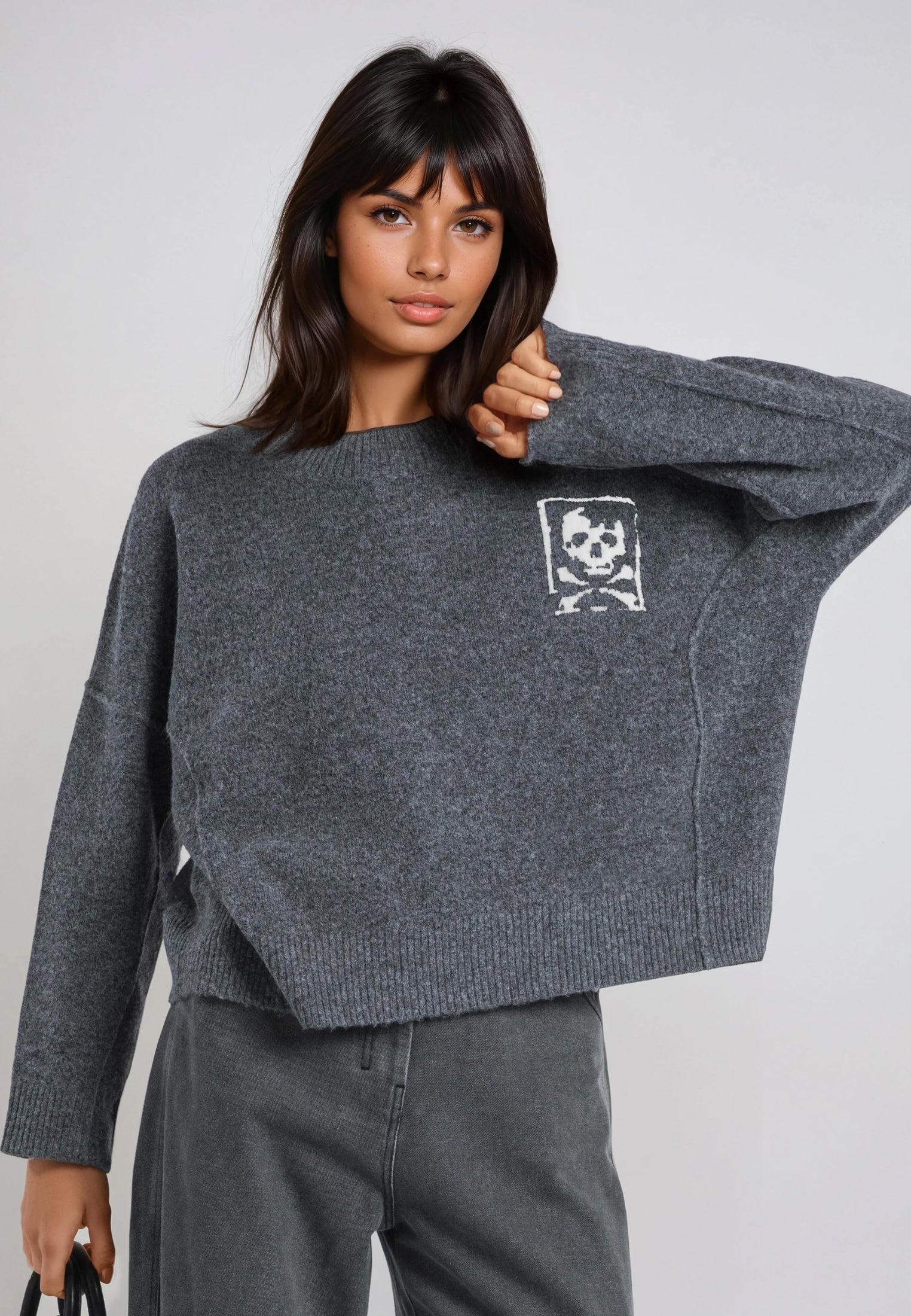 LUSCIOUS JUMPER CHARCOAL