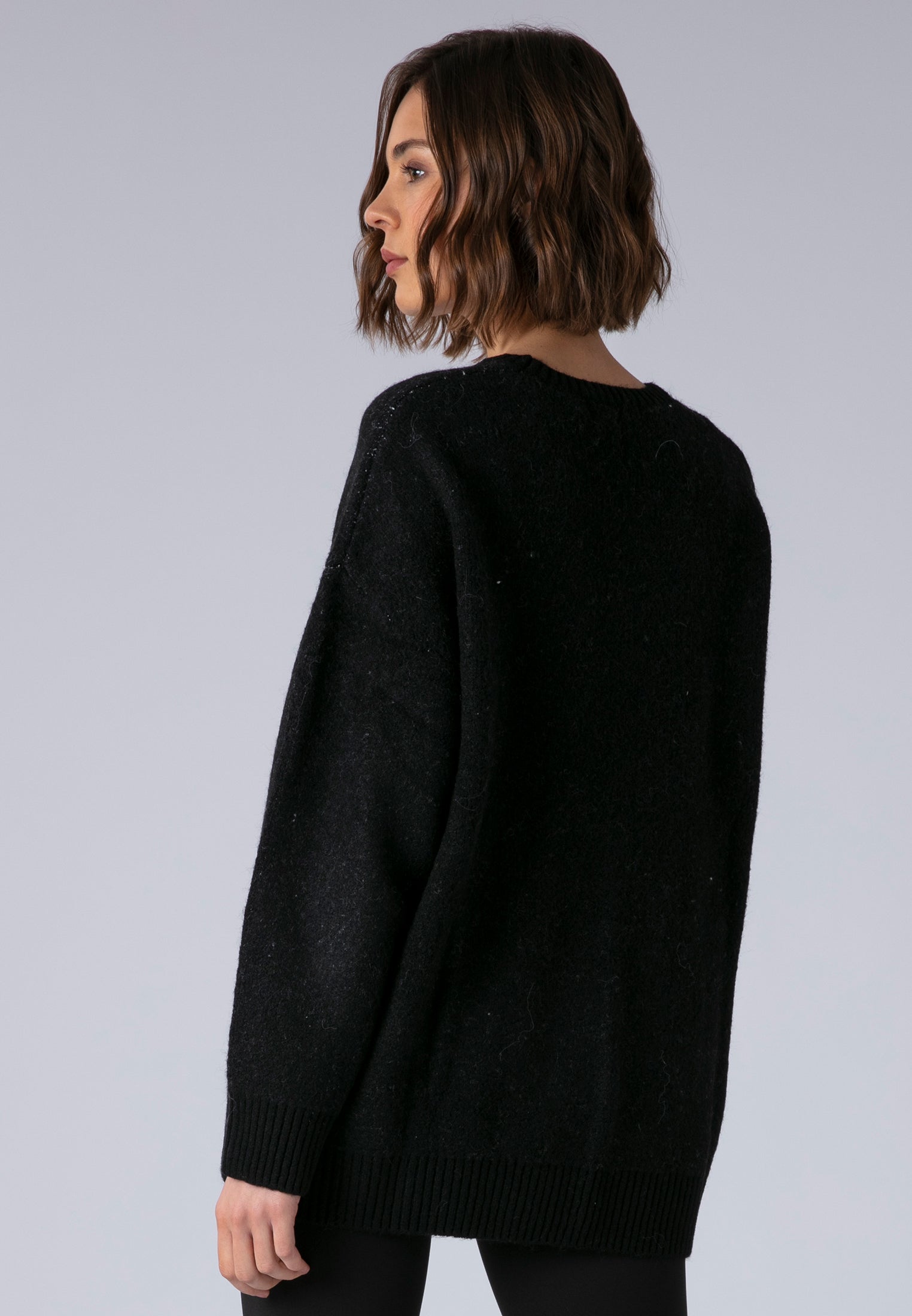 REBEL HEART JUMPER BLACK & WHITE