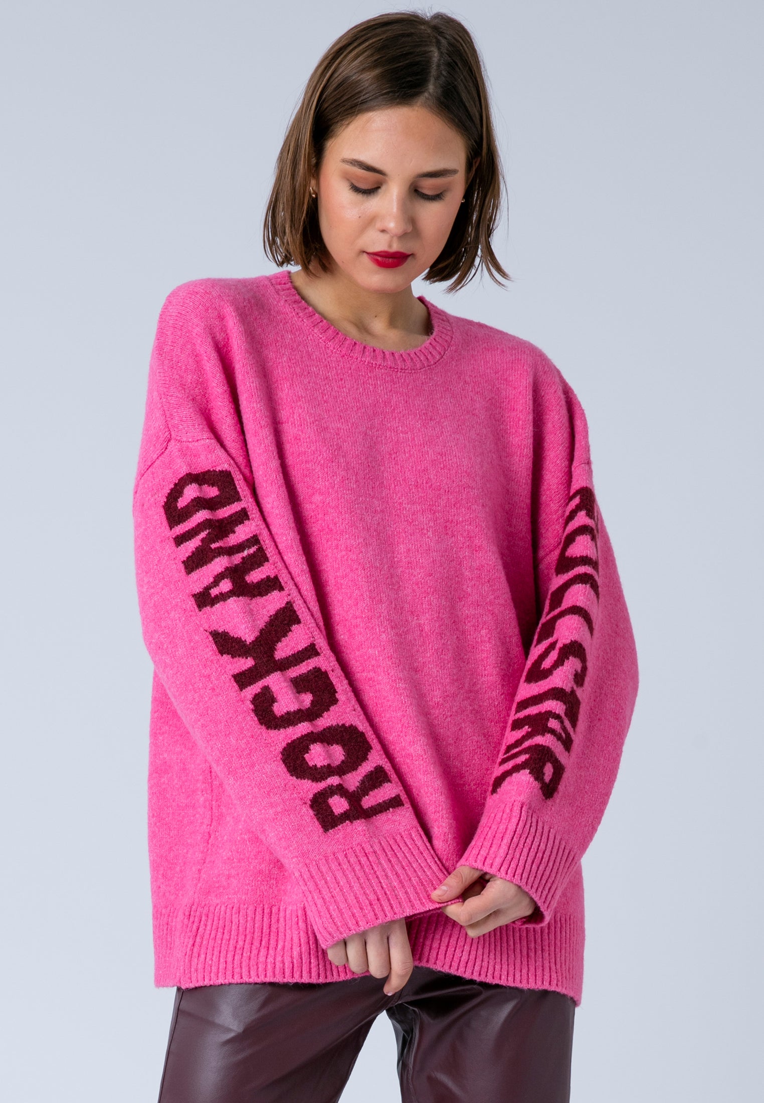 STARDUST JUMPER BABY PINK