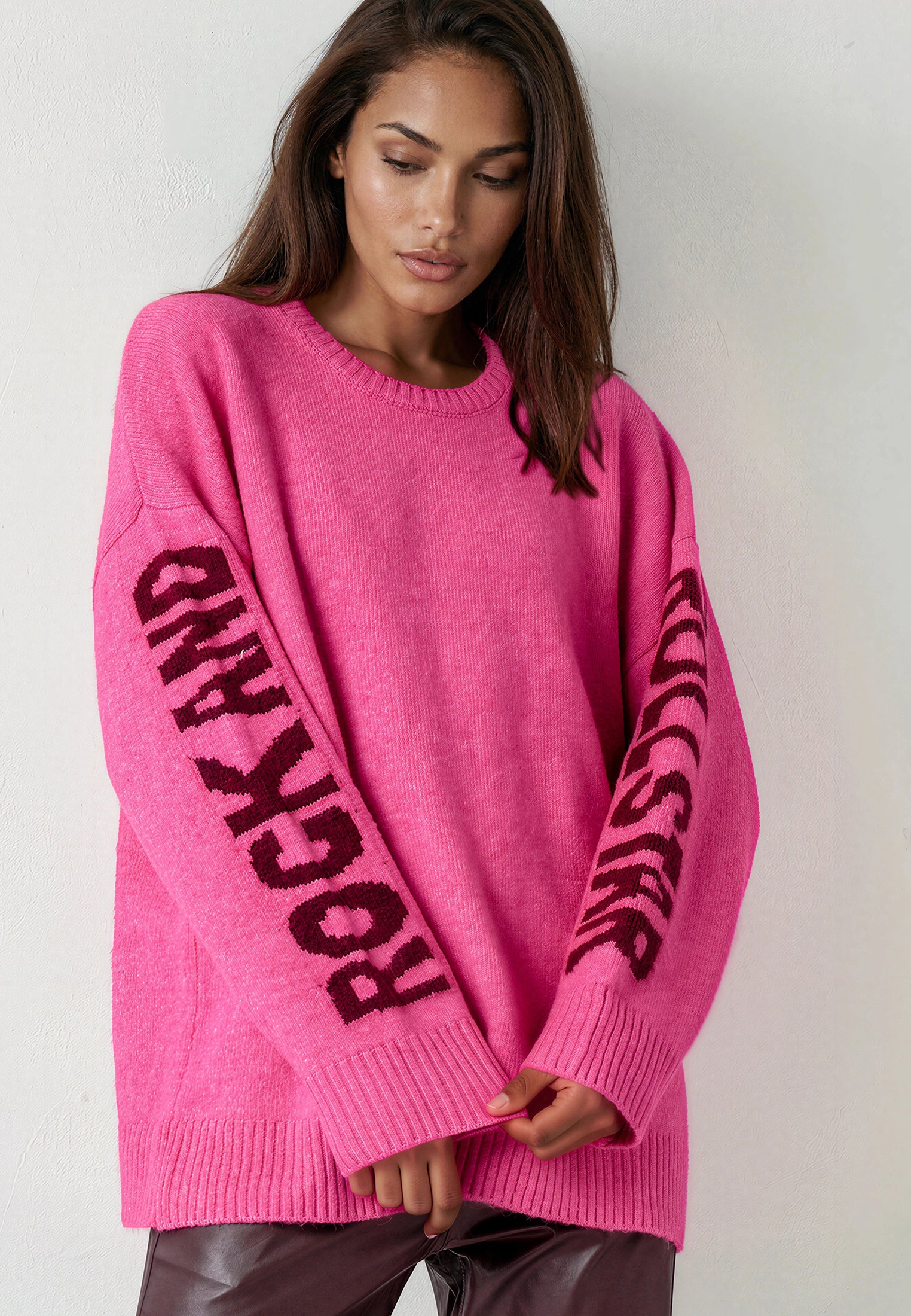 STARDUST JUMPER BABY PINK