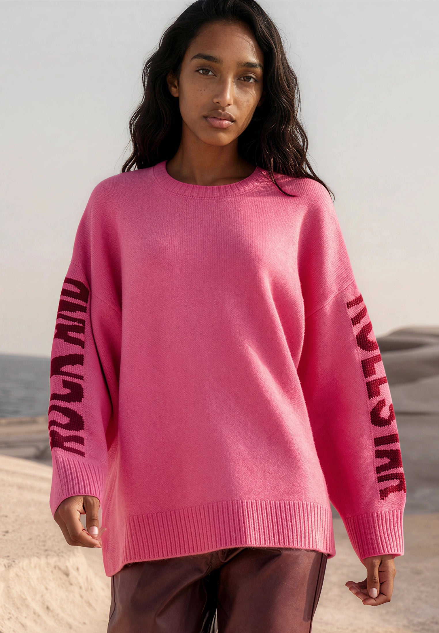 STARDUST JUMPER BABY PINK