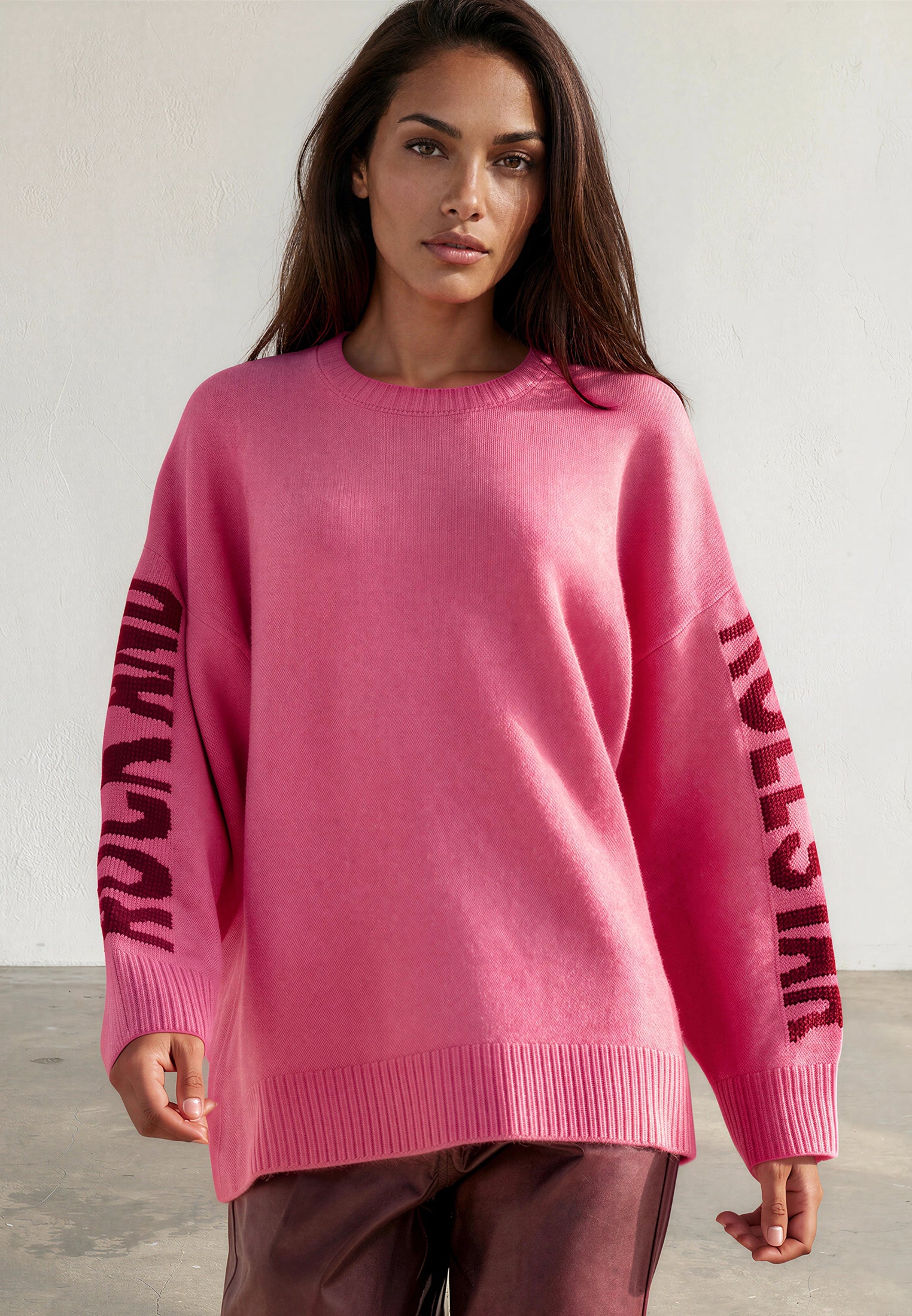 STARDUST JUMPER BABY PINK