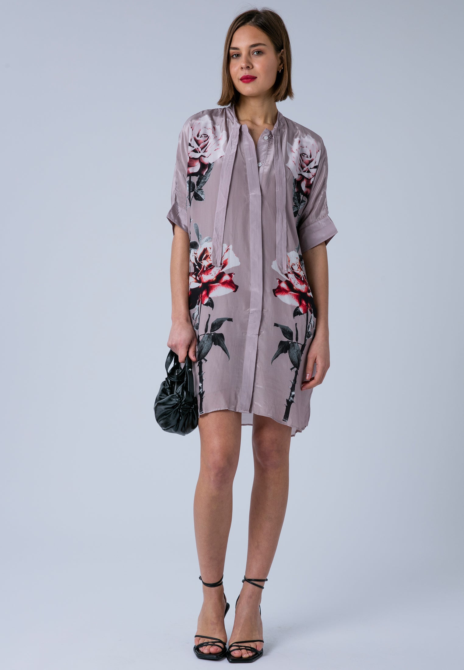 DIANA MAXI TUNIC ROSE HEART