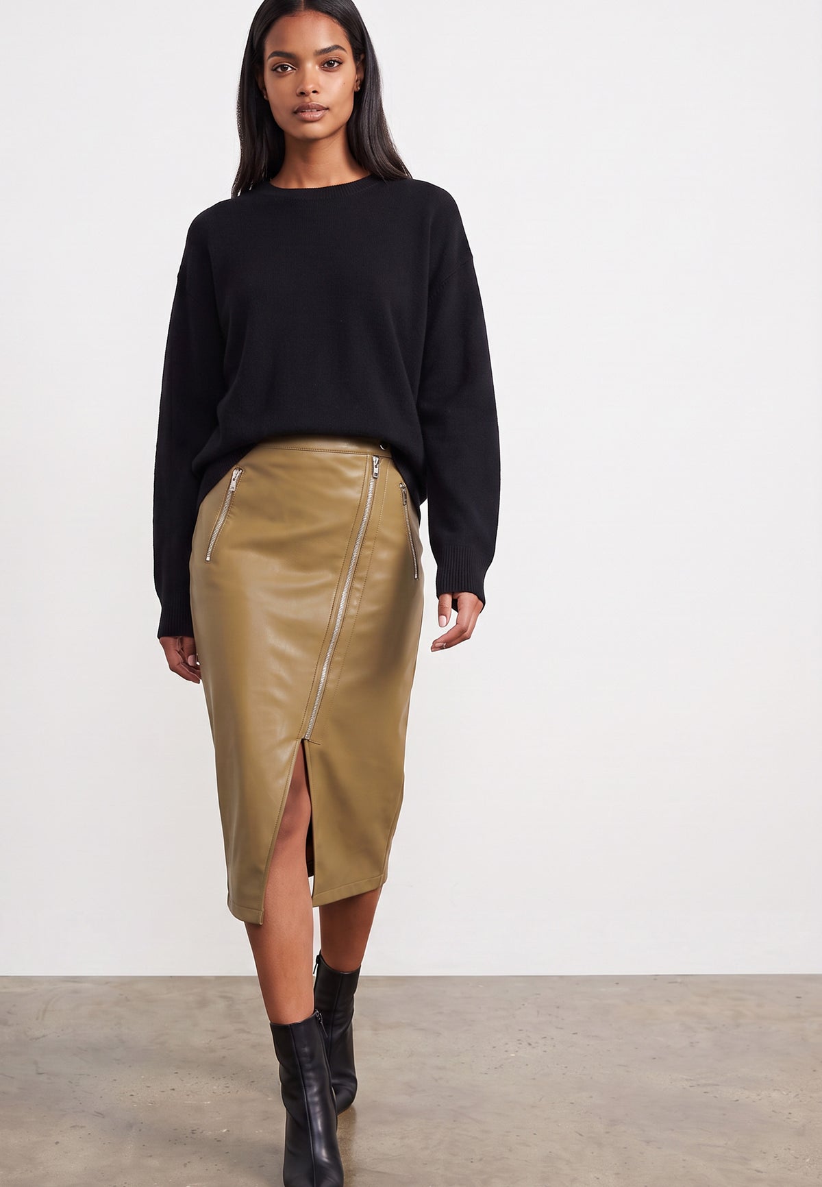 DESTINATION SKIRT CAMEL