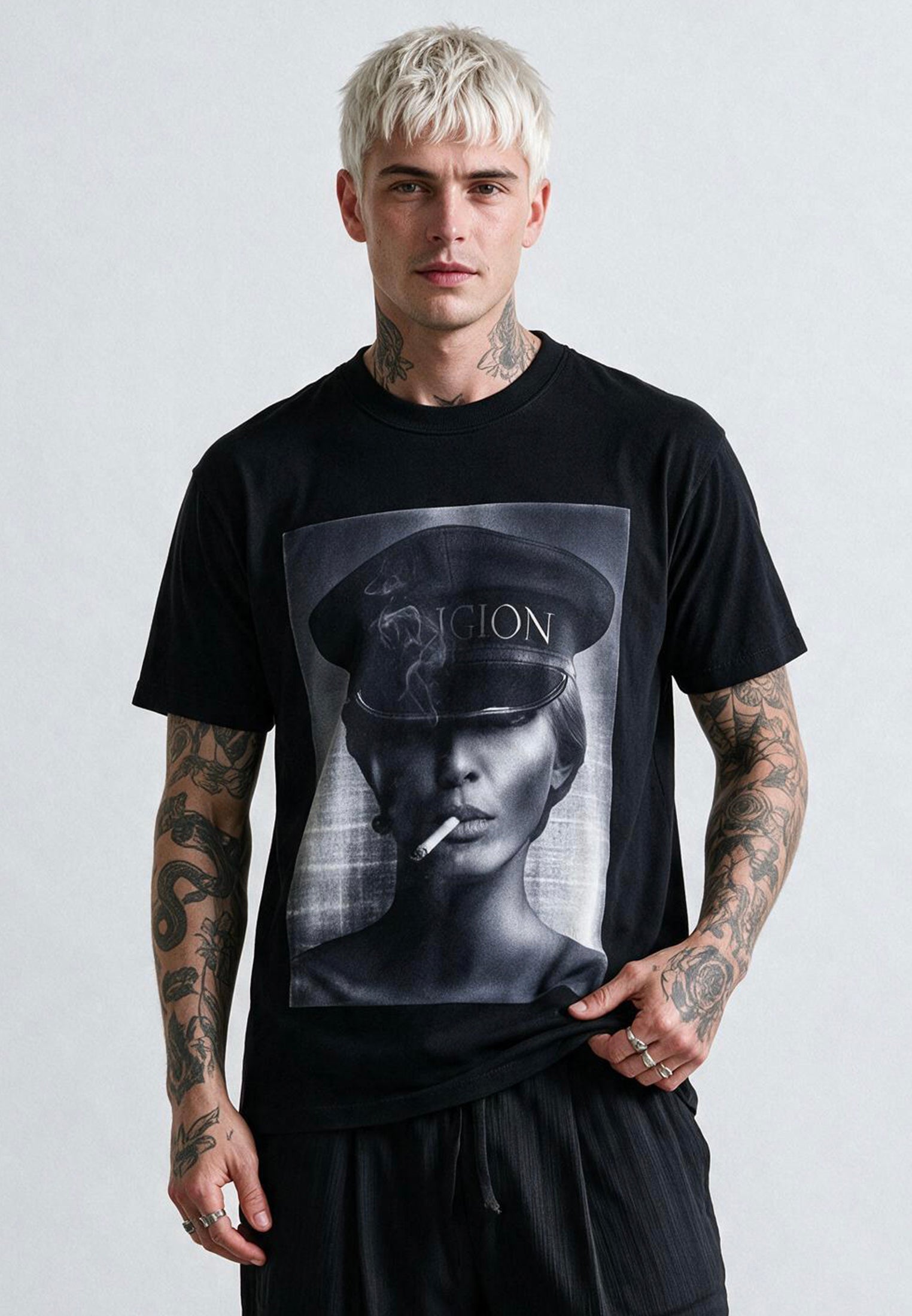 CAPTAIN T-SHIRT JET BLACK
