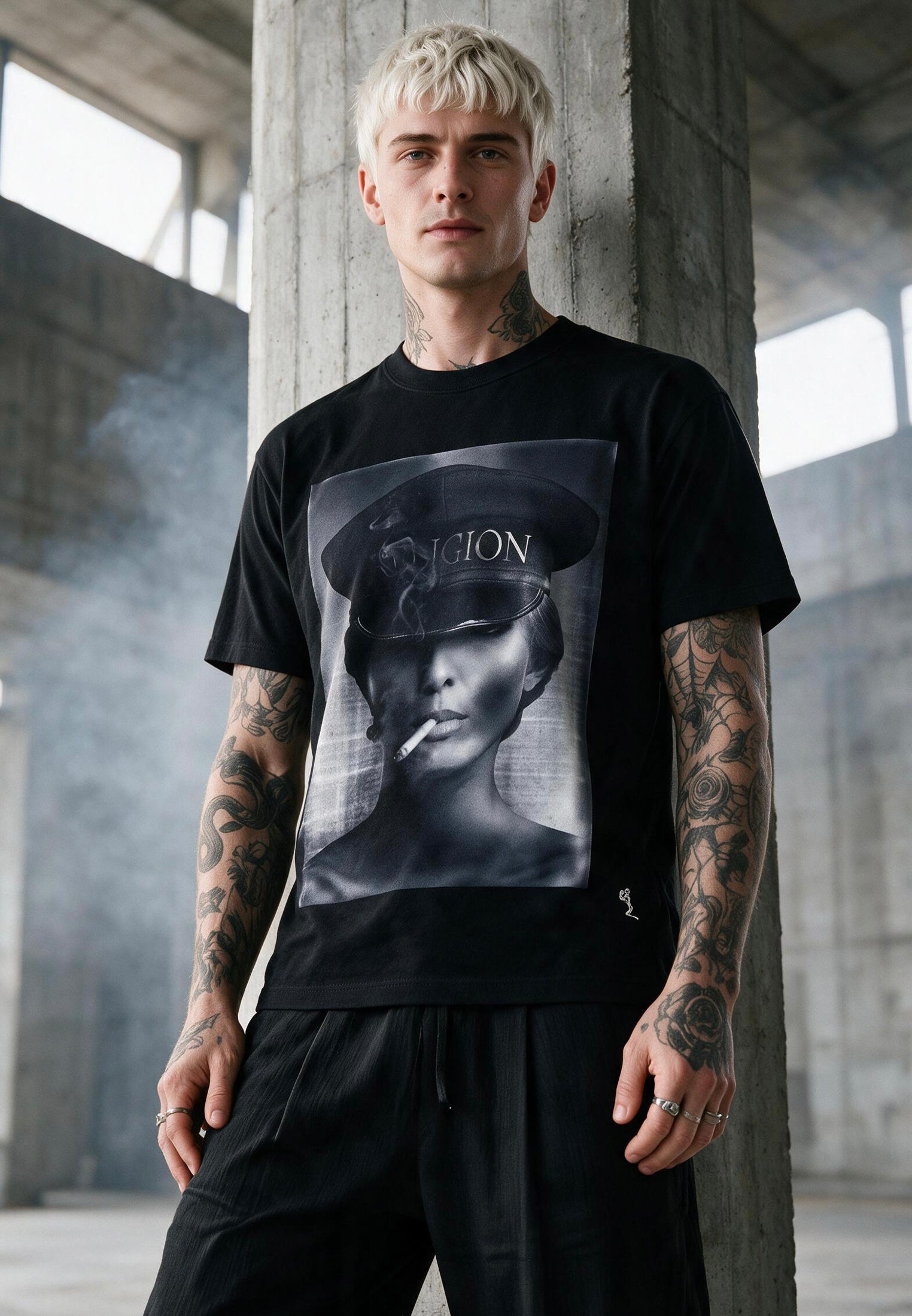 CAPTAIN T-SHIRT JET BLACK