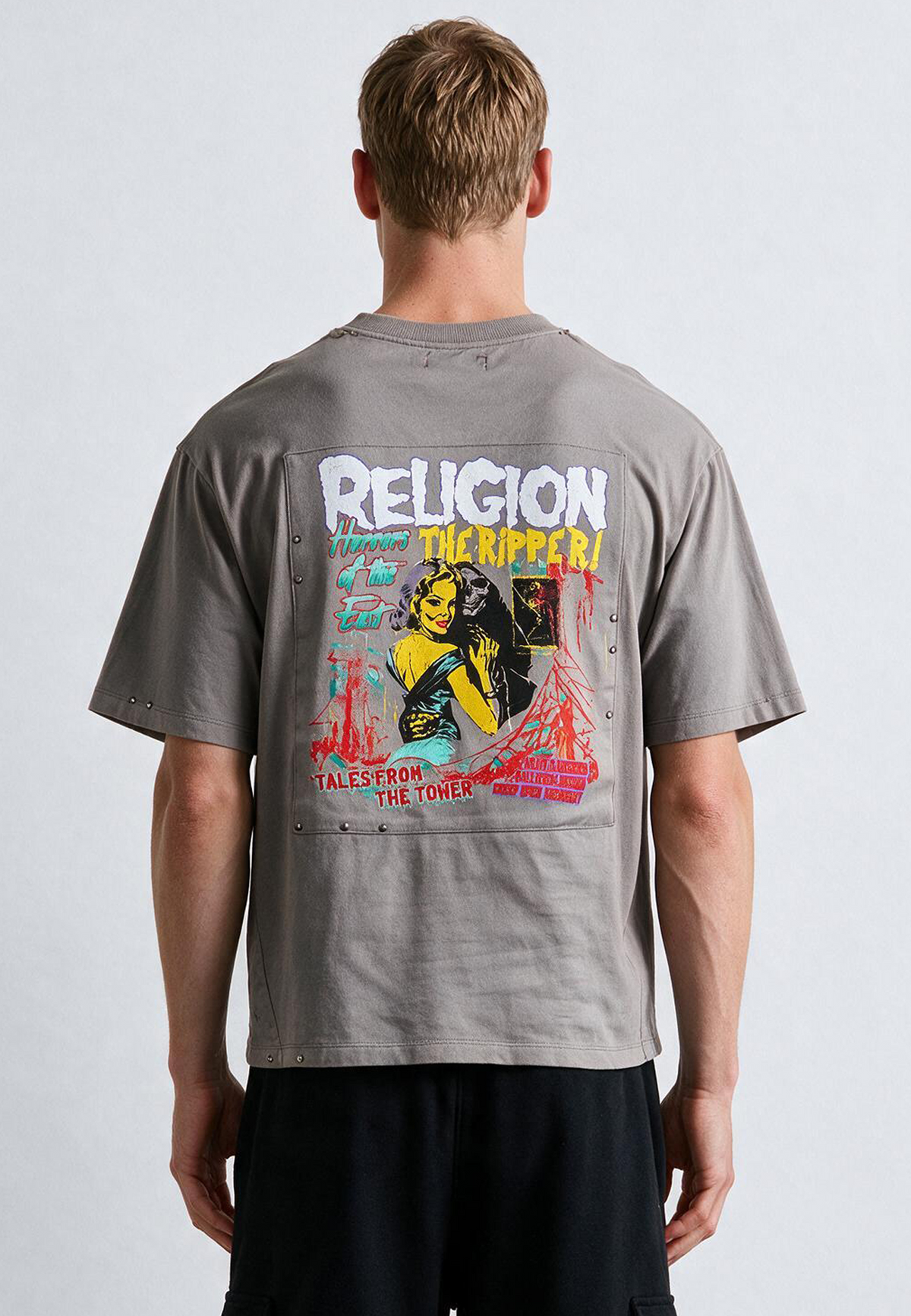 ACID RIPPER T-SHIRT CEMENT GREY
