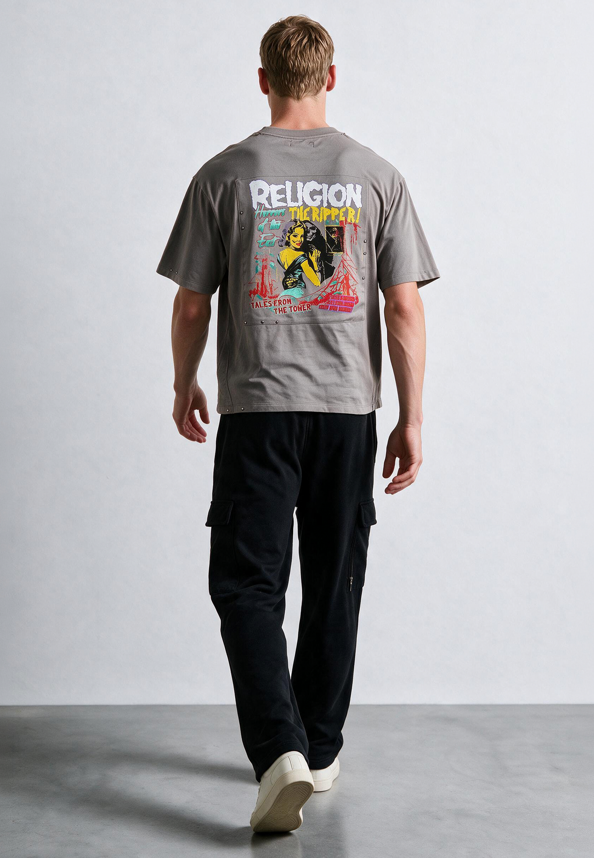 ACID RIPPER T-SHIRT CEMENT GREY