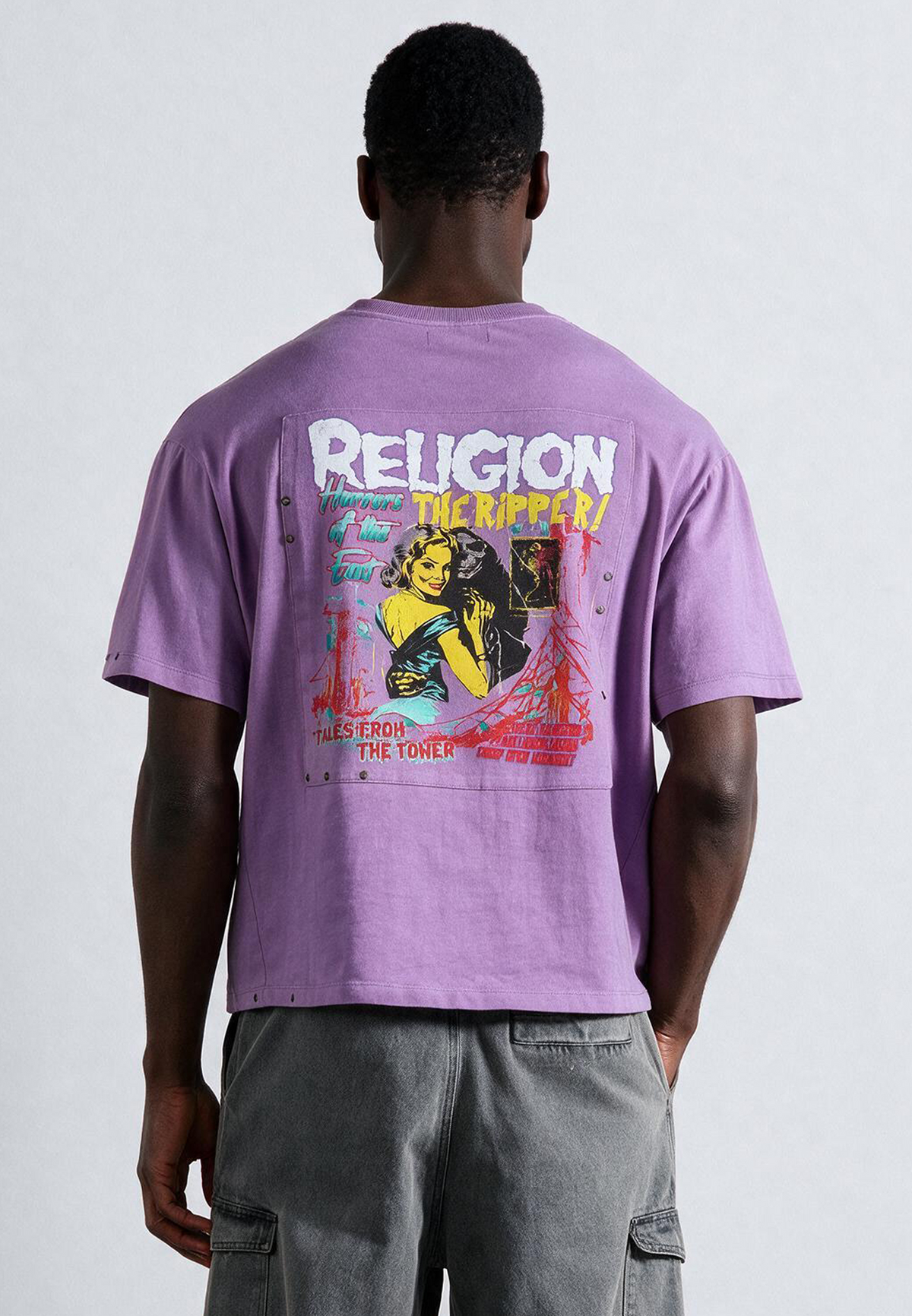 ACID RIPPER T-SHIRT LIGHT MAUVE