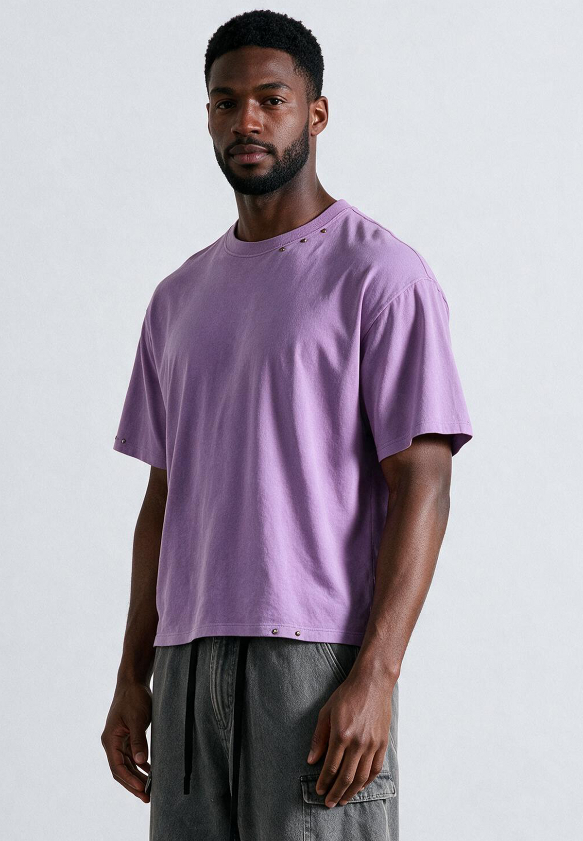 ACID RIPPER T-SHIRT LIGHT MAUVE