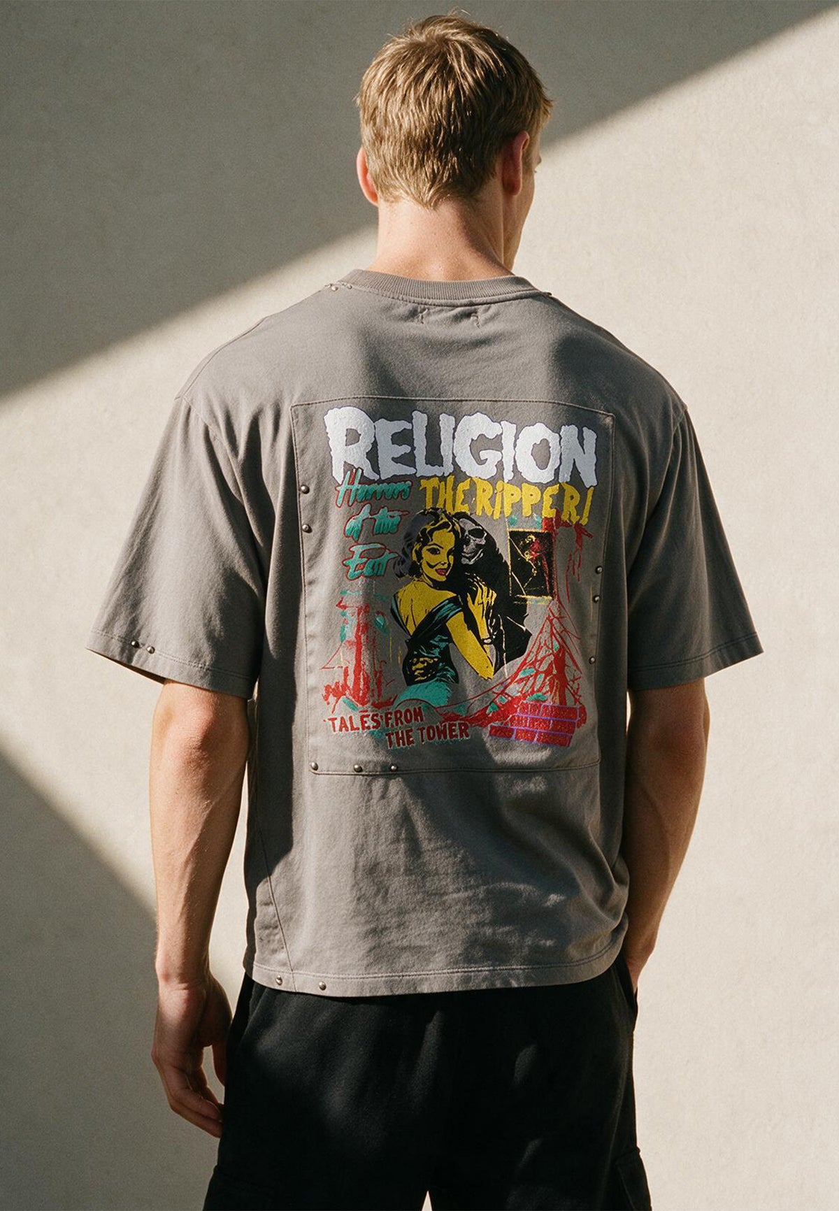ACID RIPPER T-SHIRT CEMENT GREY