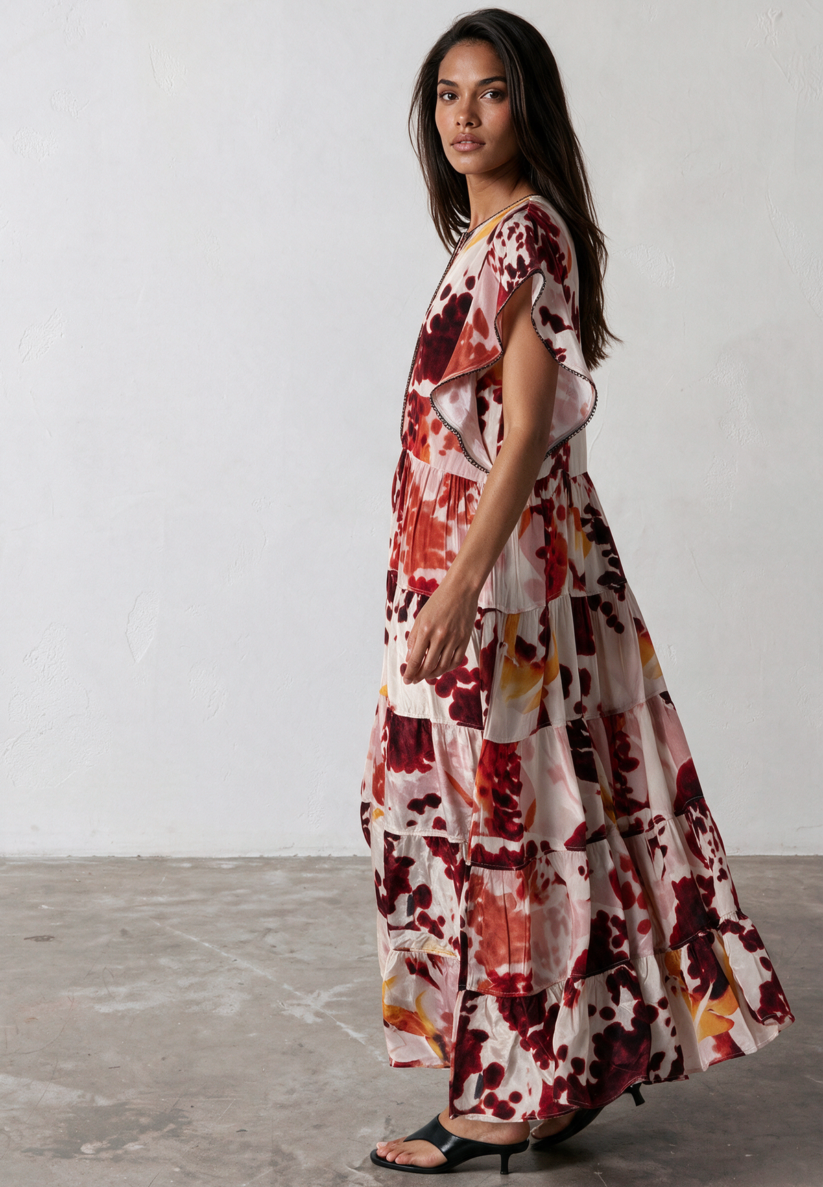 ARA MAXI DRESS ORCHID TERRACOTTA