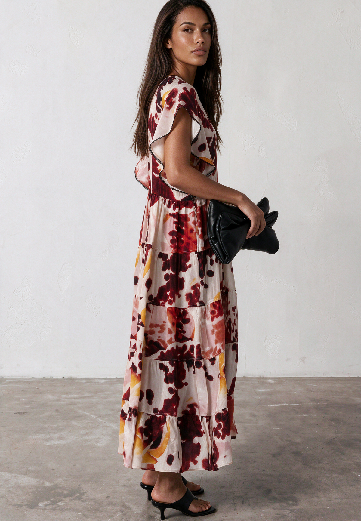 ARA MAXI DRESS ORCHID TERRACOTTA