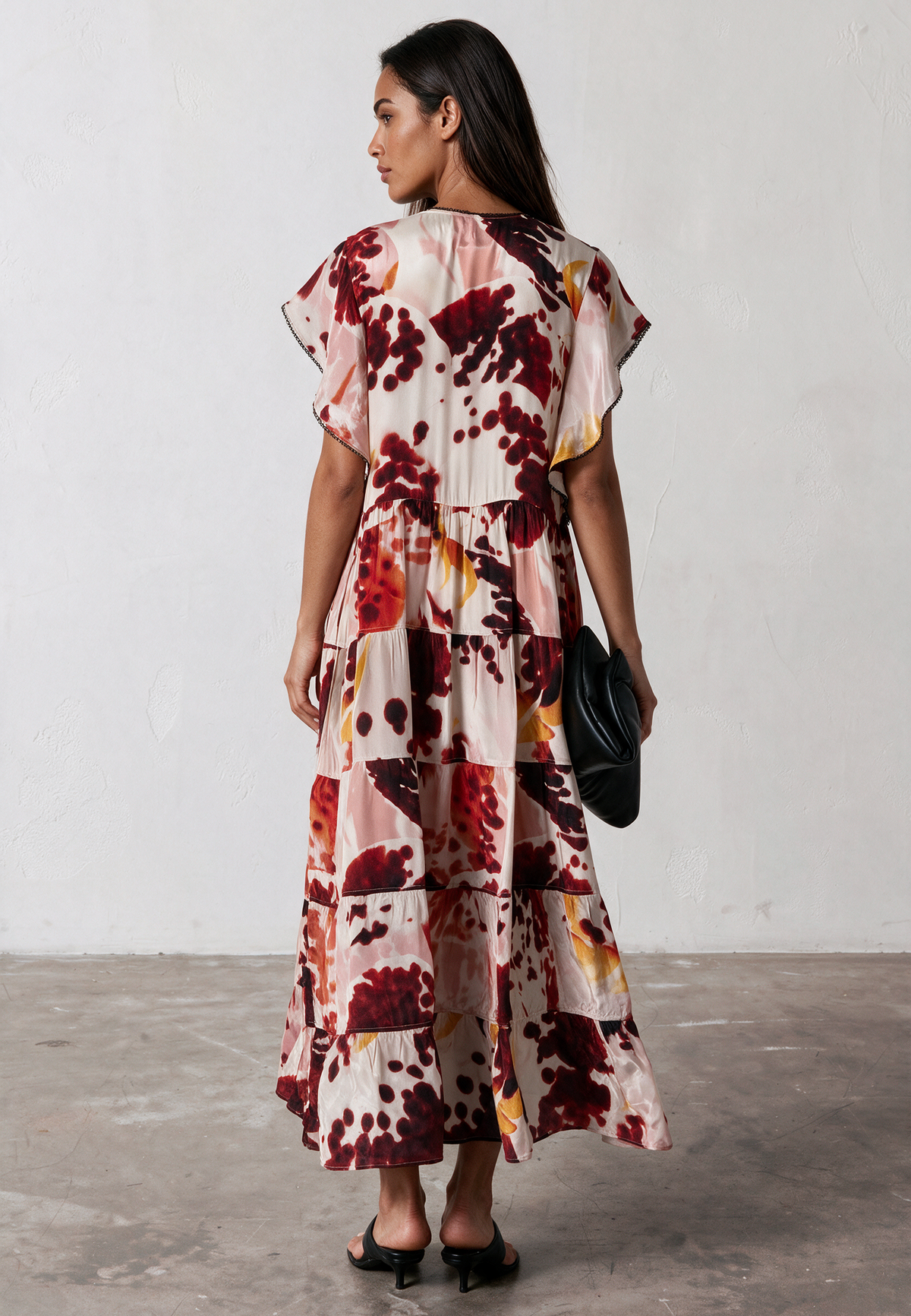 ARA MAXI DRESS ORCHID TERRACOTTA