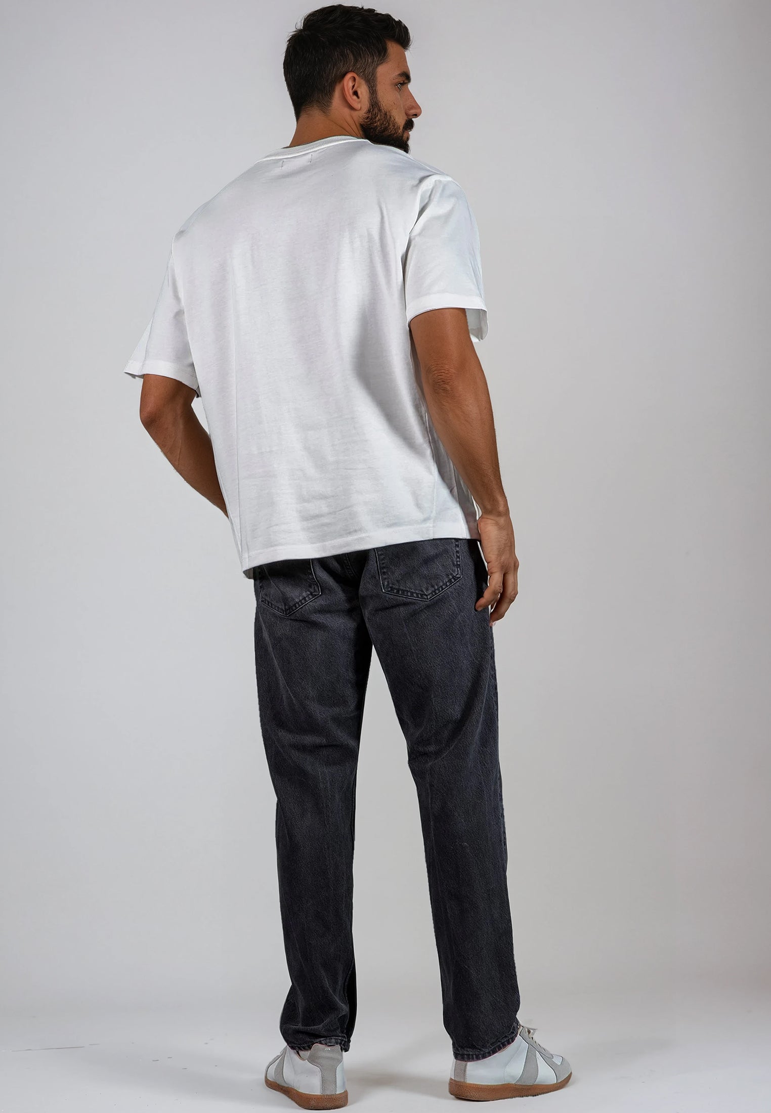 OVERSIZED HEAVY BLOCK T-SHIRT OFF WHITE