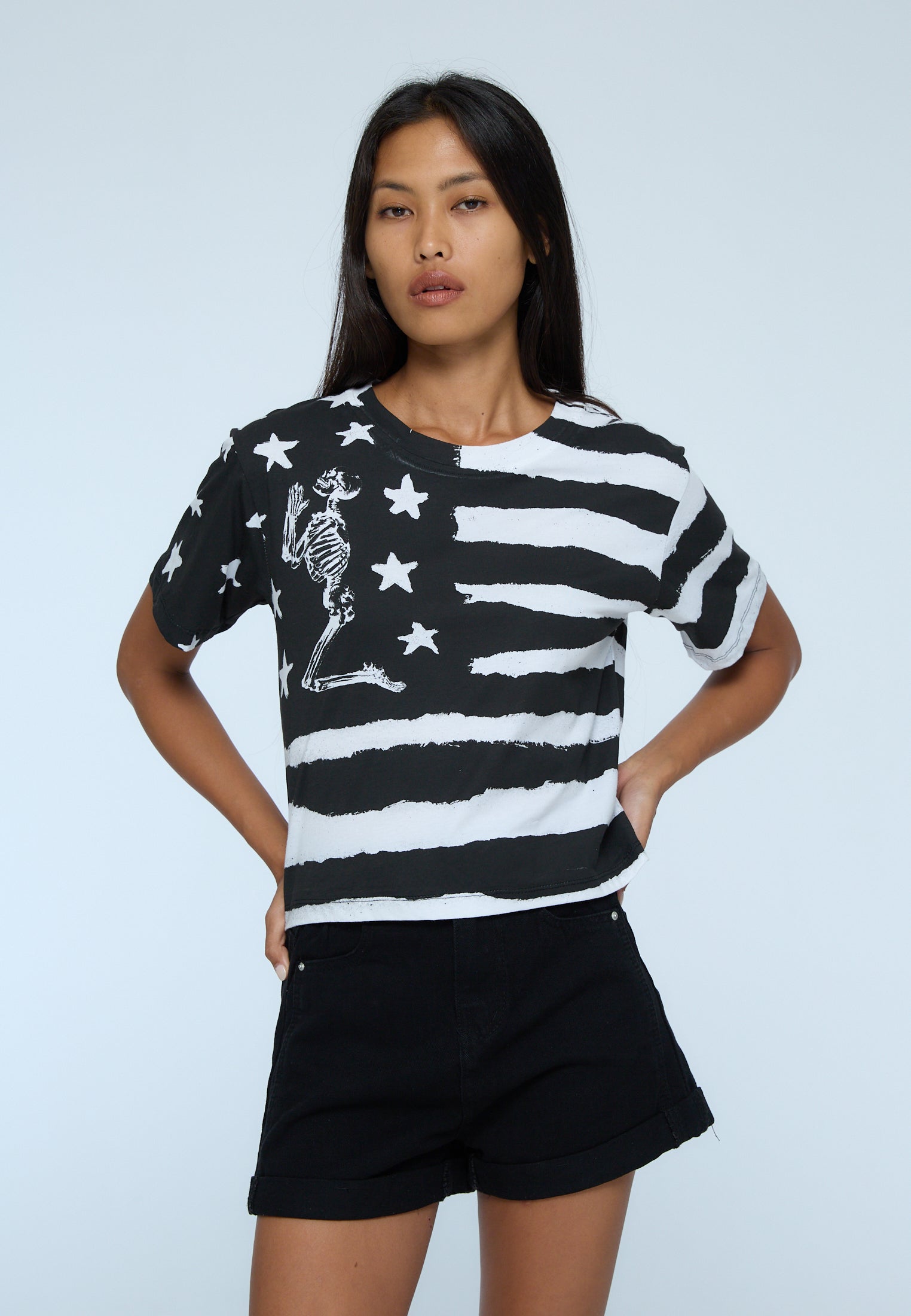 NATION T-SHIRT JET BLACK