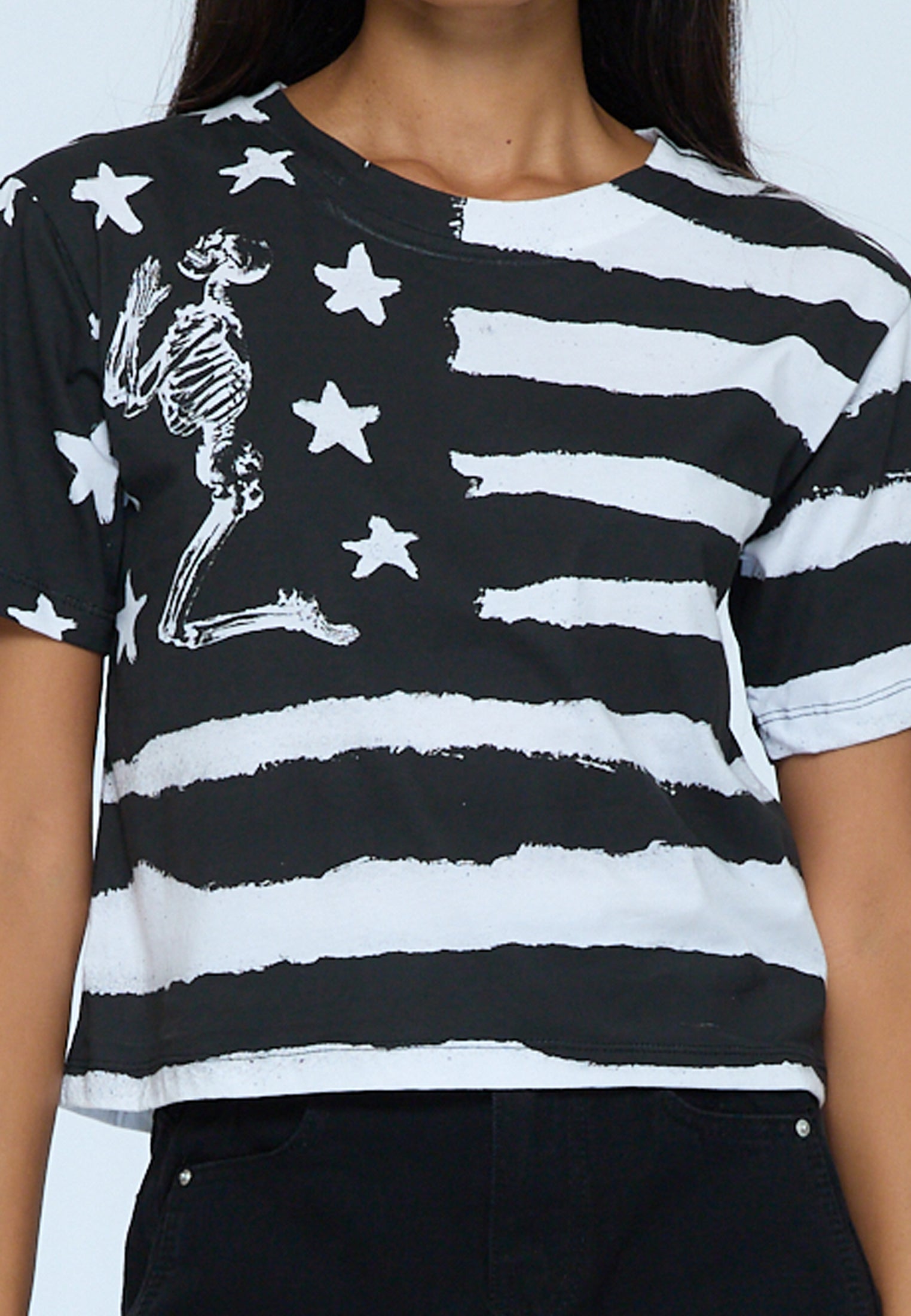 NATION T-SHIRT JET BLACK
