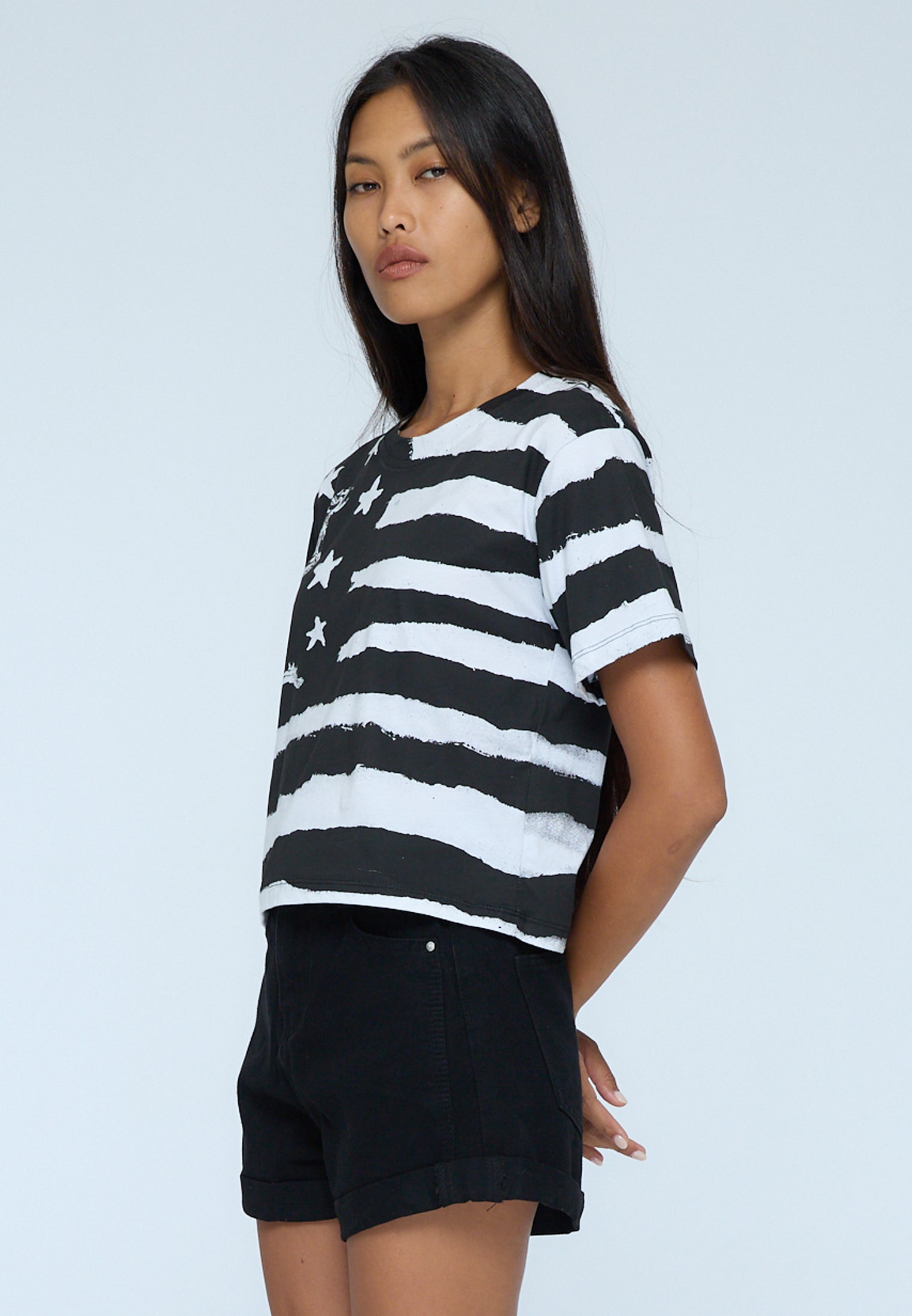 NATION T-SHIRT JET BLACK