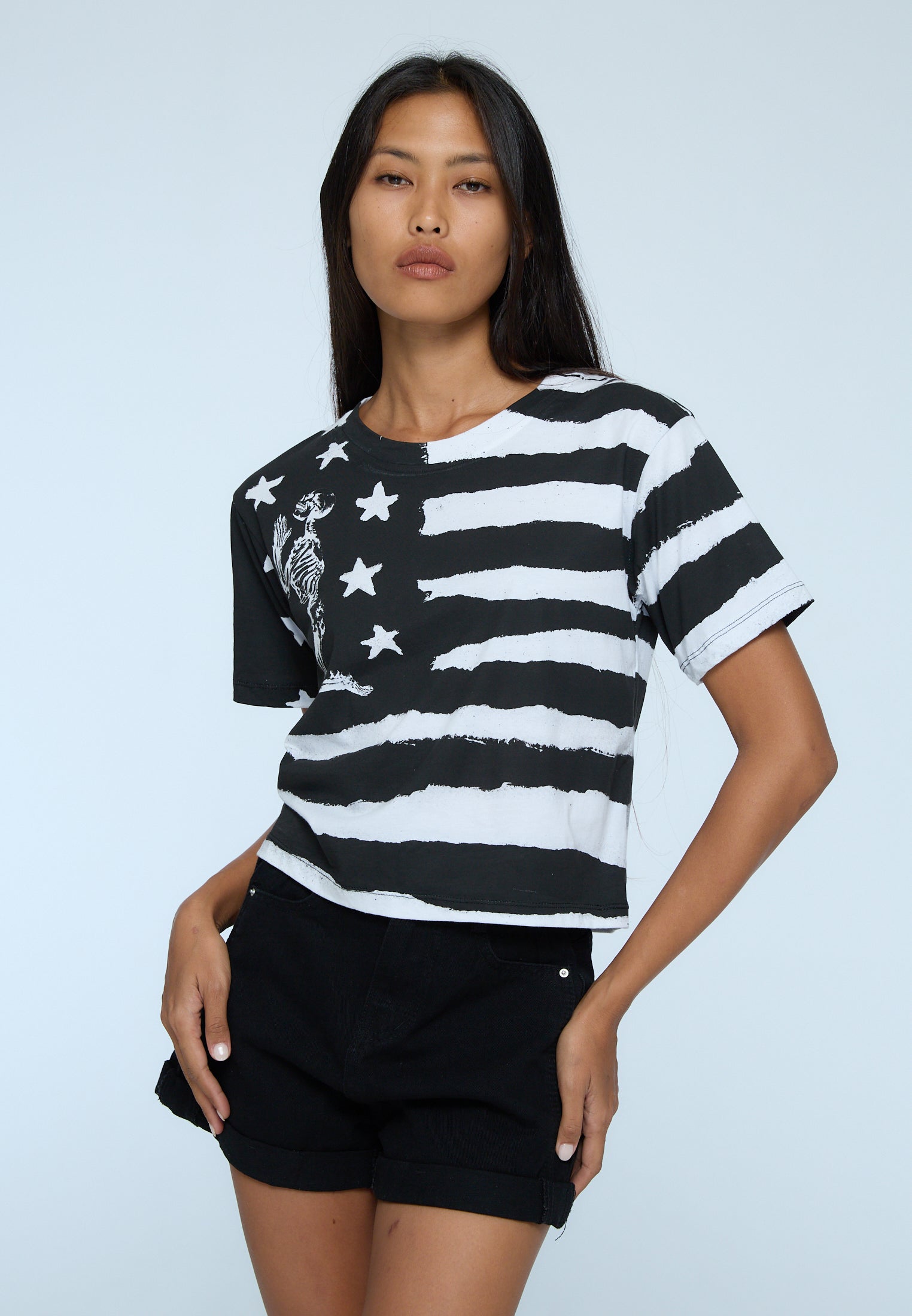 NATION T-SHIRT JET BLACK