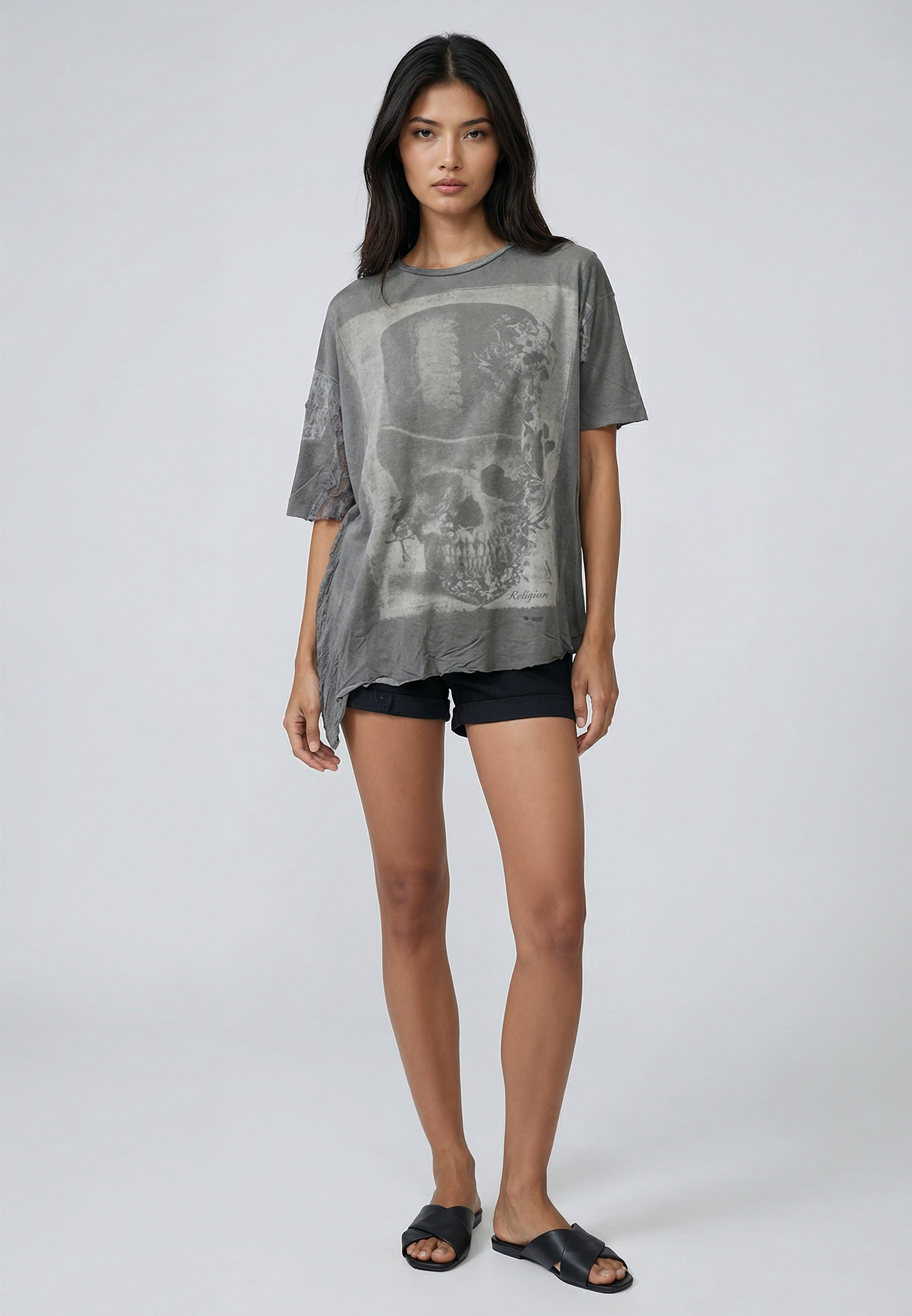 TOP HAT TOP WASHED BLACK