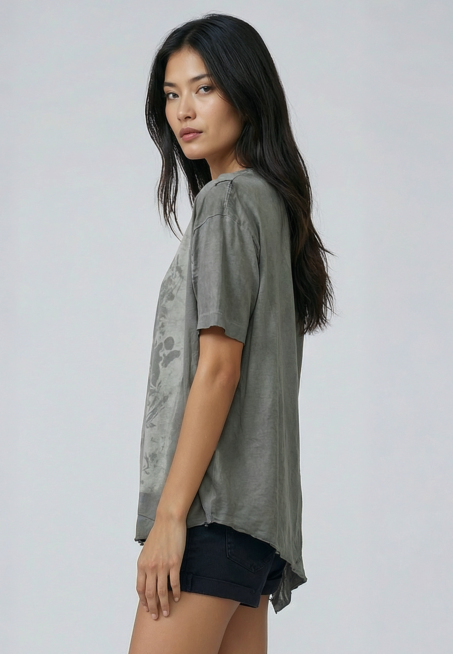 TOP HAT TOP WASHED BLACK