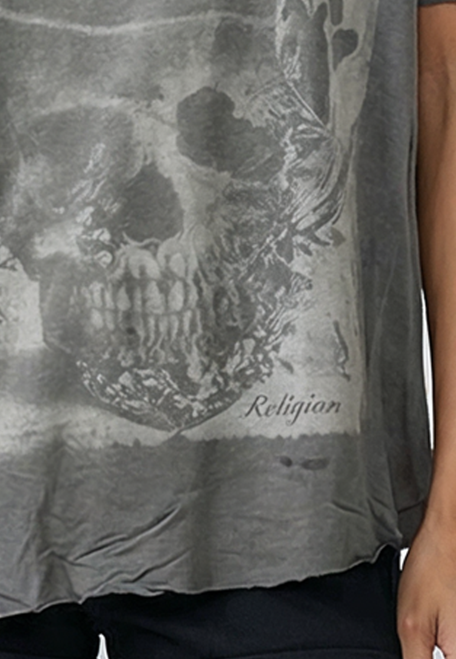 TOP HAT TOP WASHED BLACK