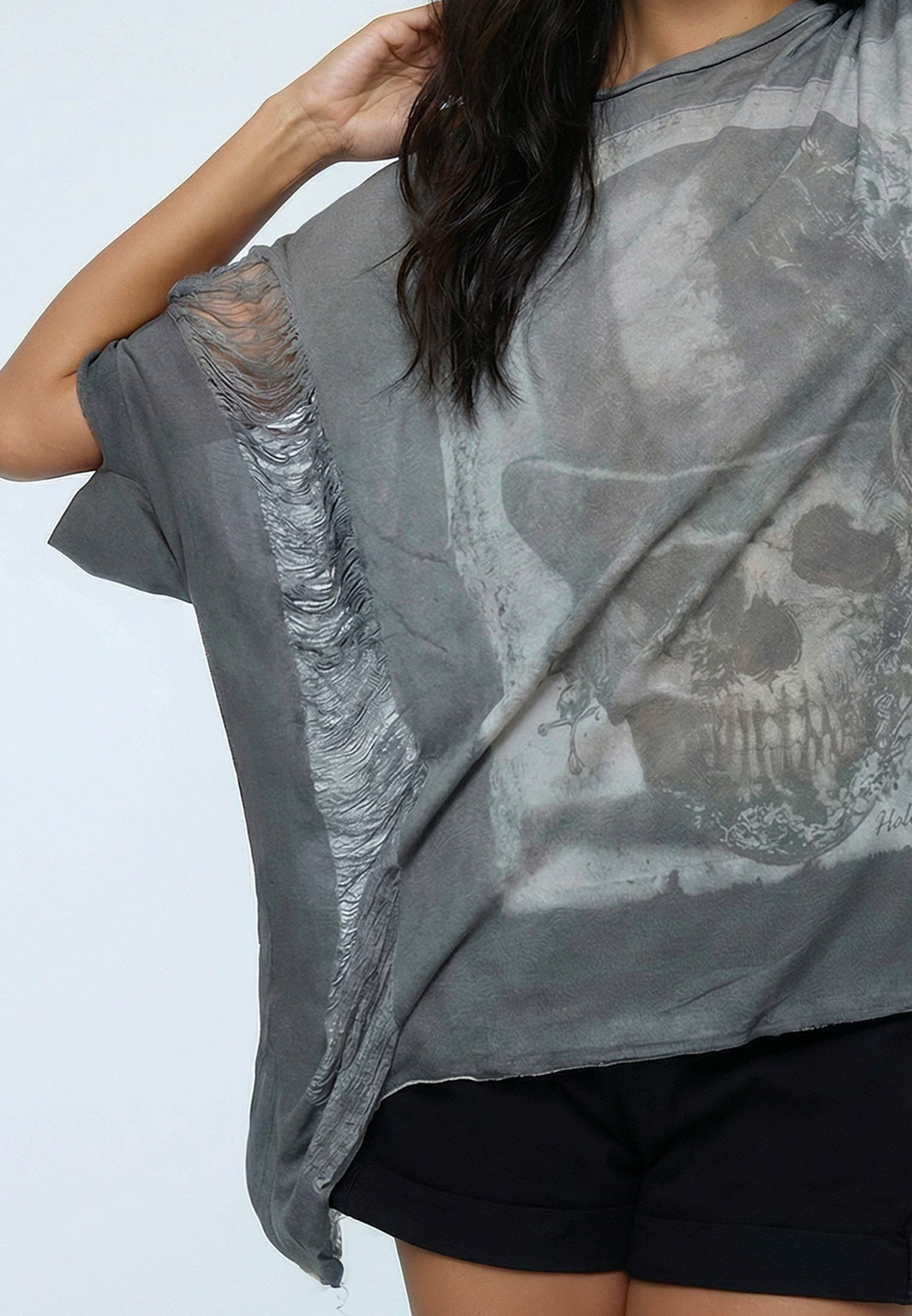 TOP HAT TOP WASHED BLACK