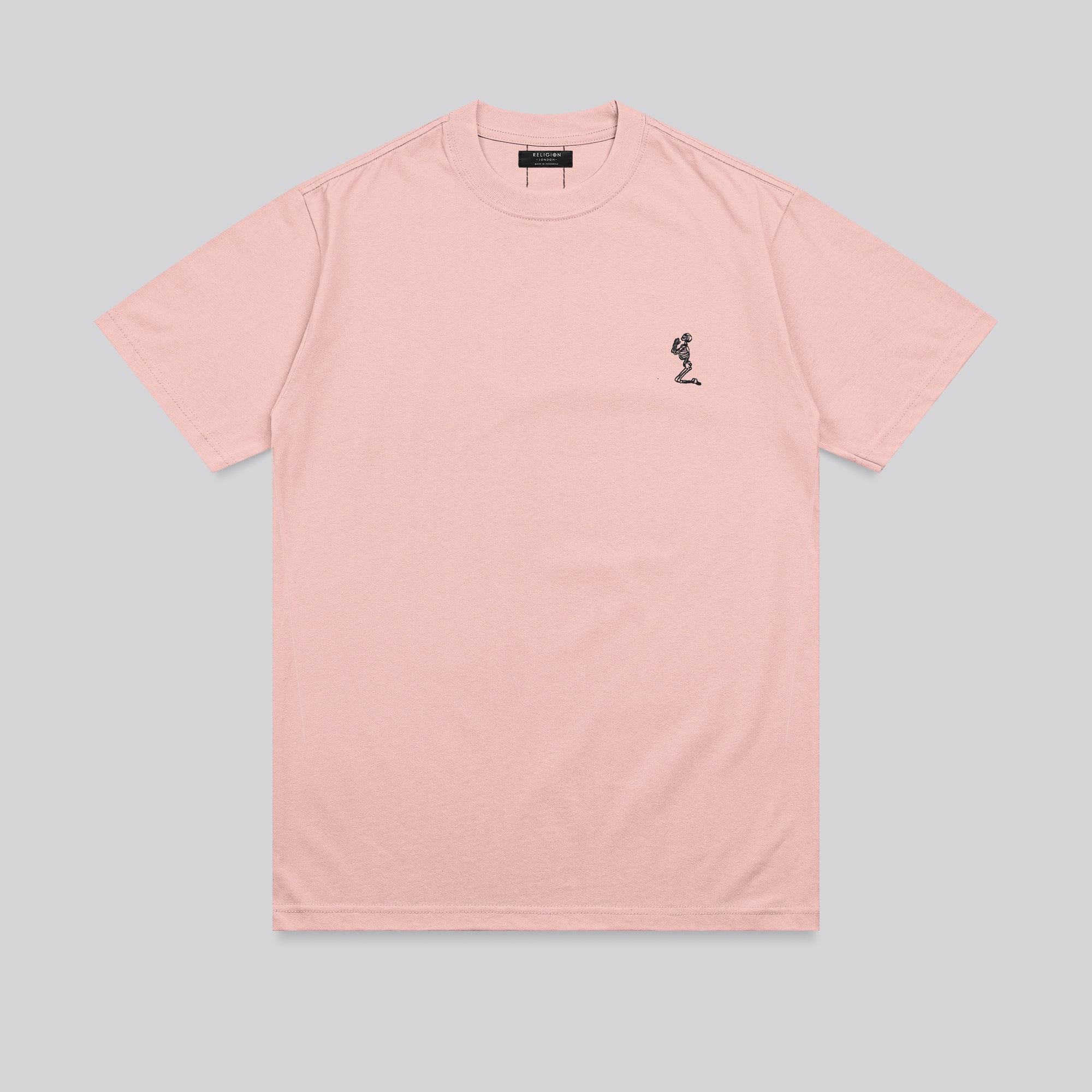 OIL WASH T-SHIRT CLARET