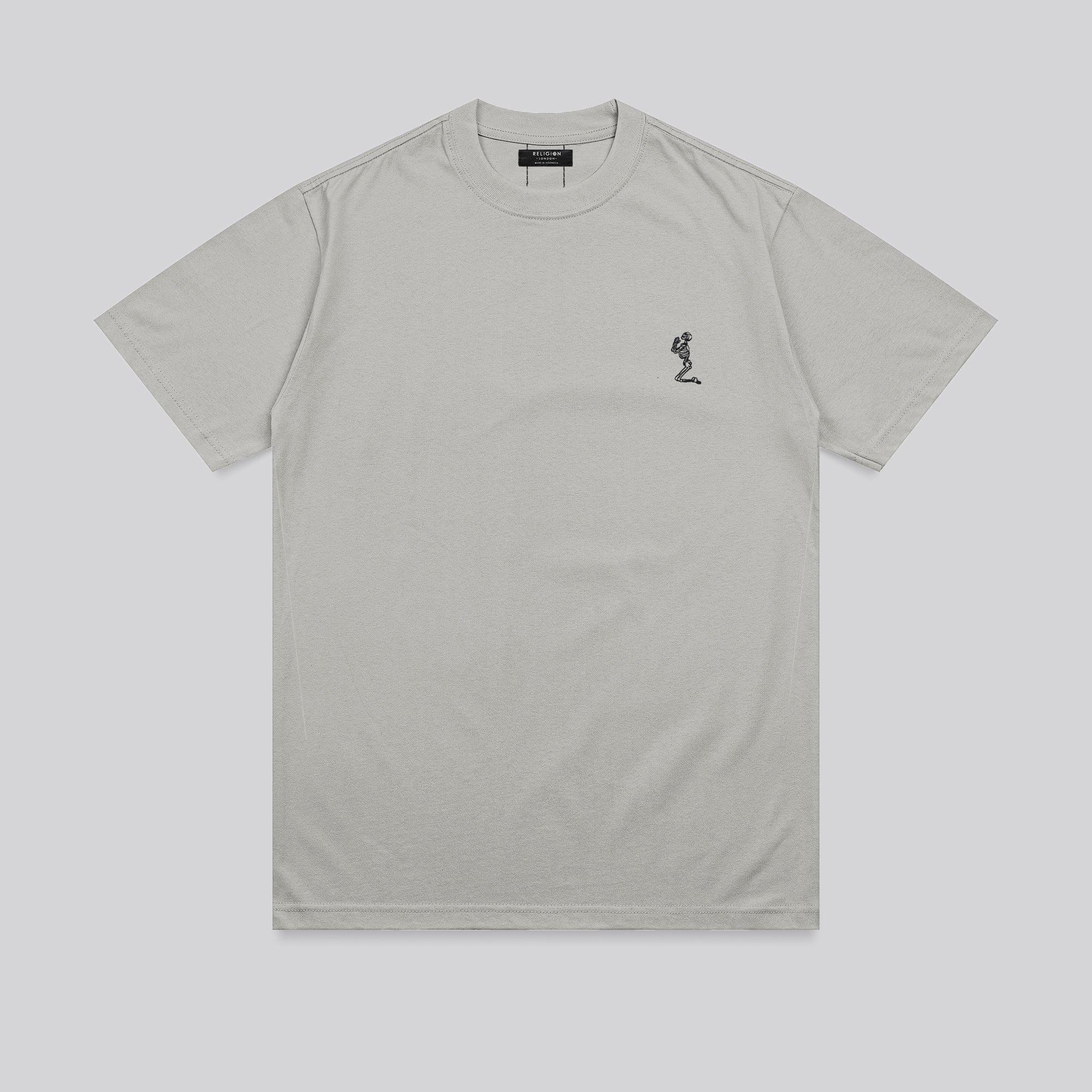 OIL WASH T-SHIRT STORM GREY