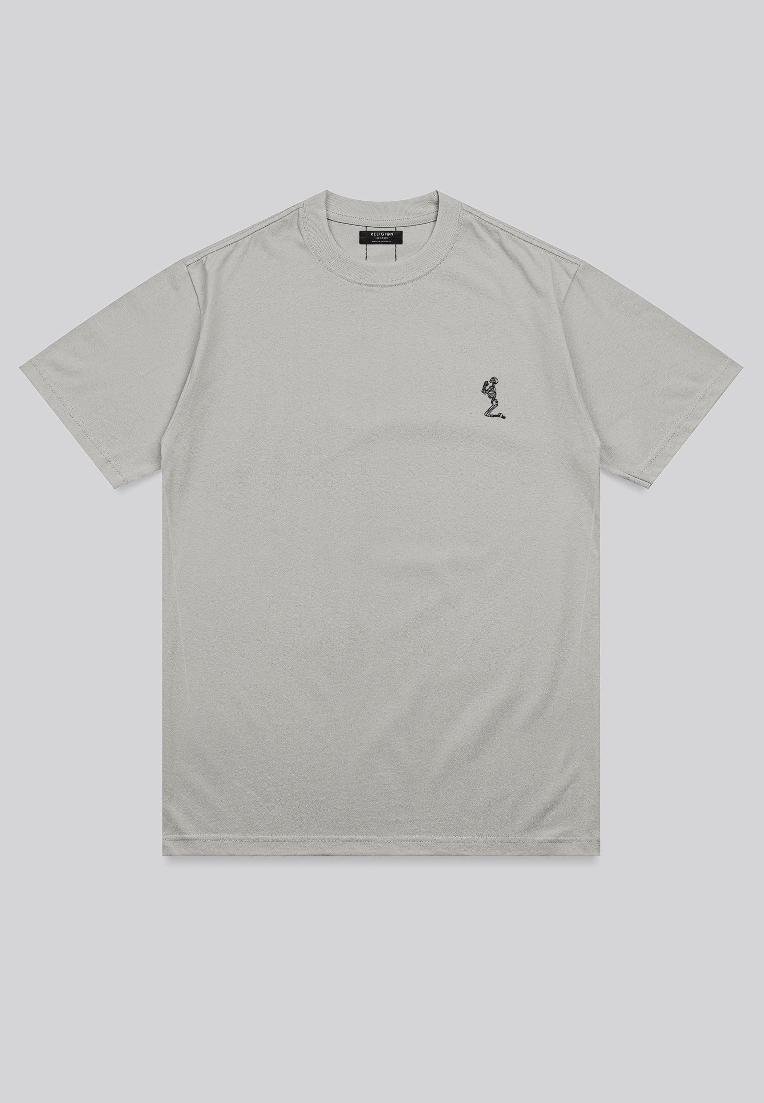 OIL WASH T-SHIRT STORM GREY