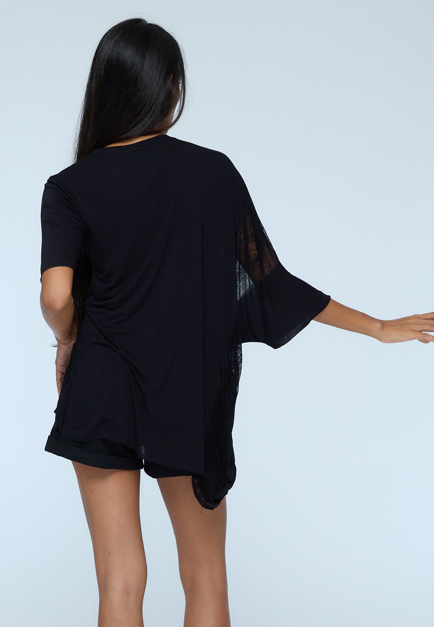 SHE LOST CONTROL TOP BLACK