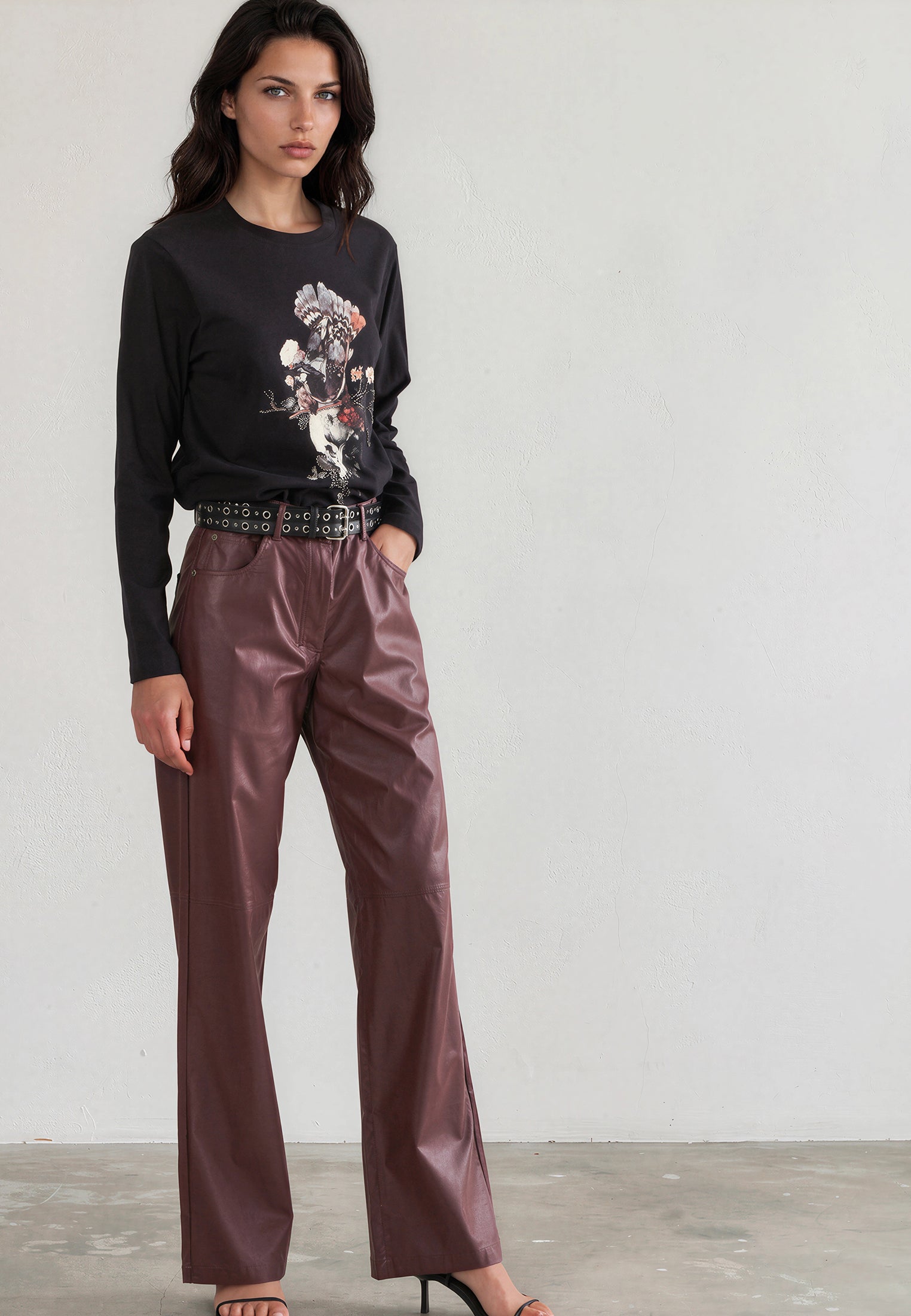 BIRD SKULL T-SHIRT BIRD SKULL BLACK