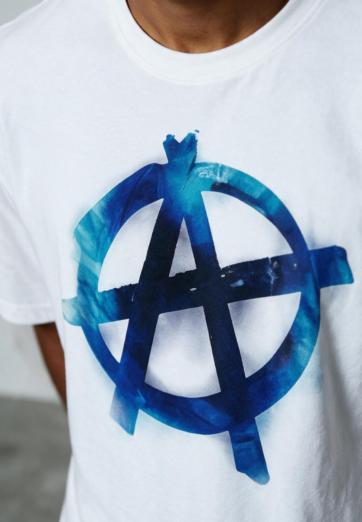 BLURRED ANARCHY T-SHIRT WHITE