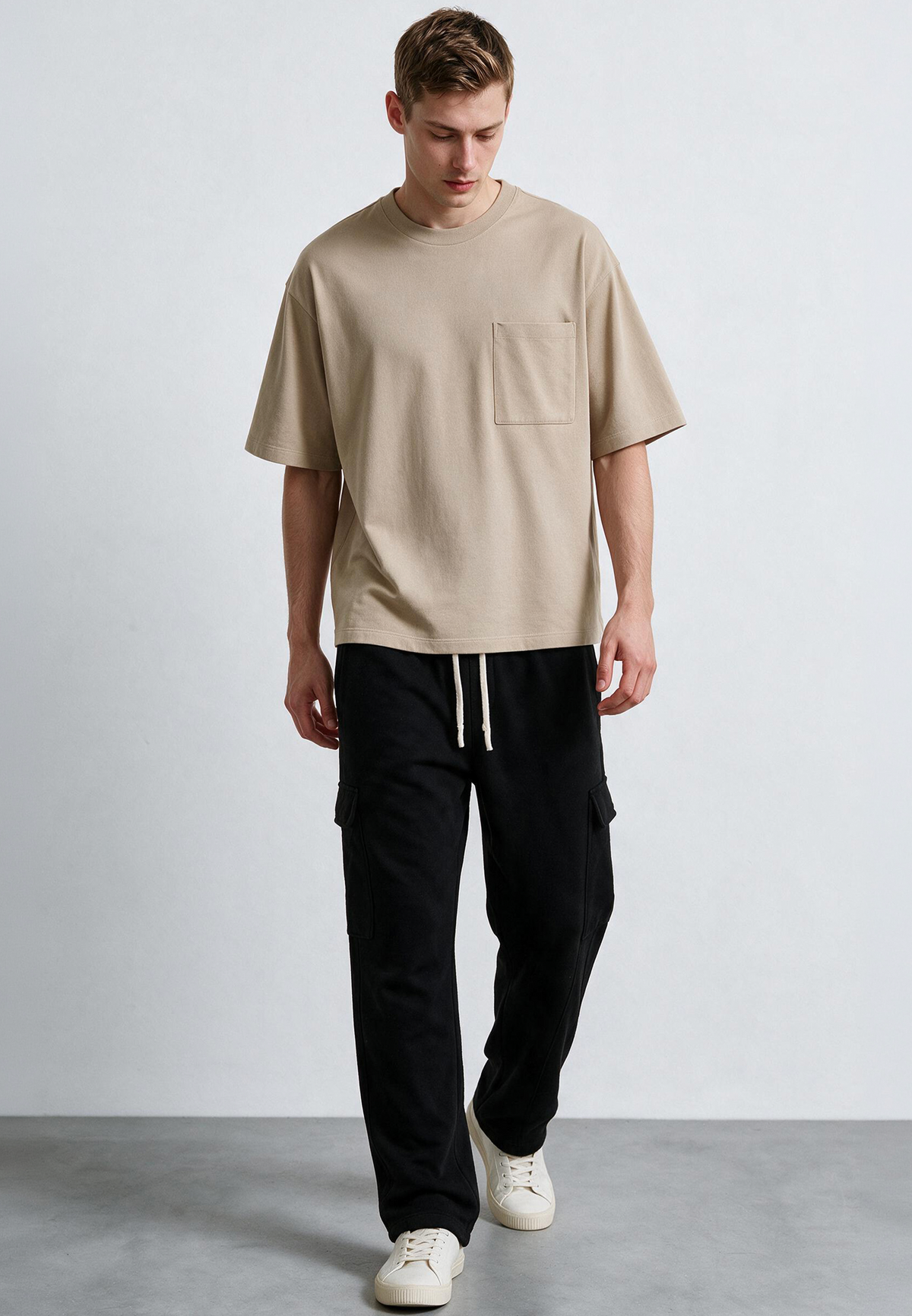 BOXY T-SHIRT KHAKI