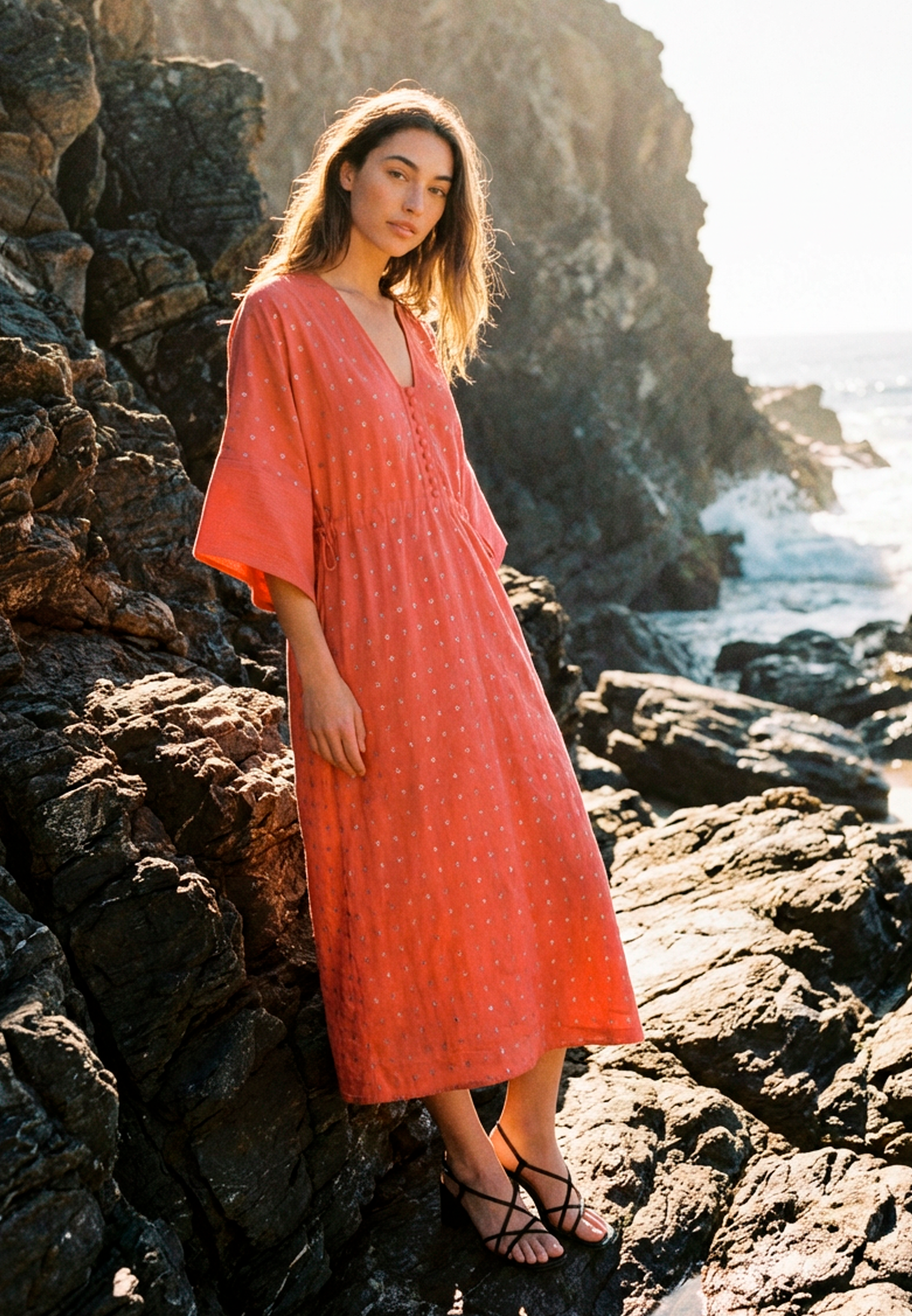 HELENA KAFTAN BURNT SIENNA