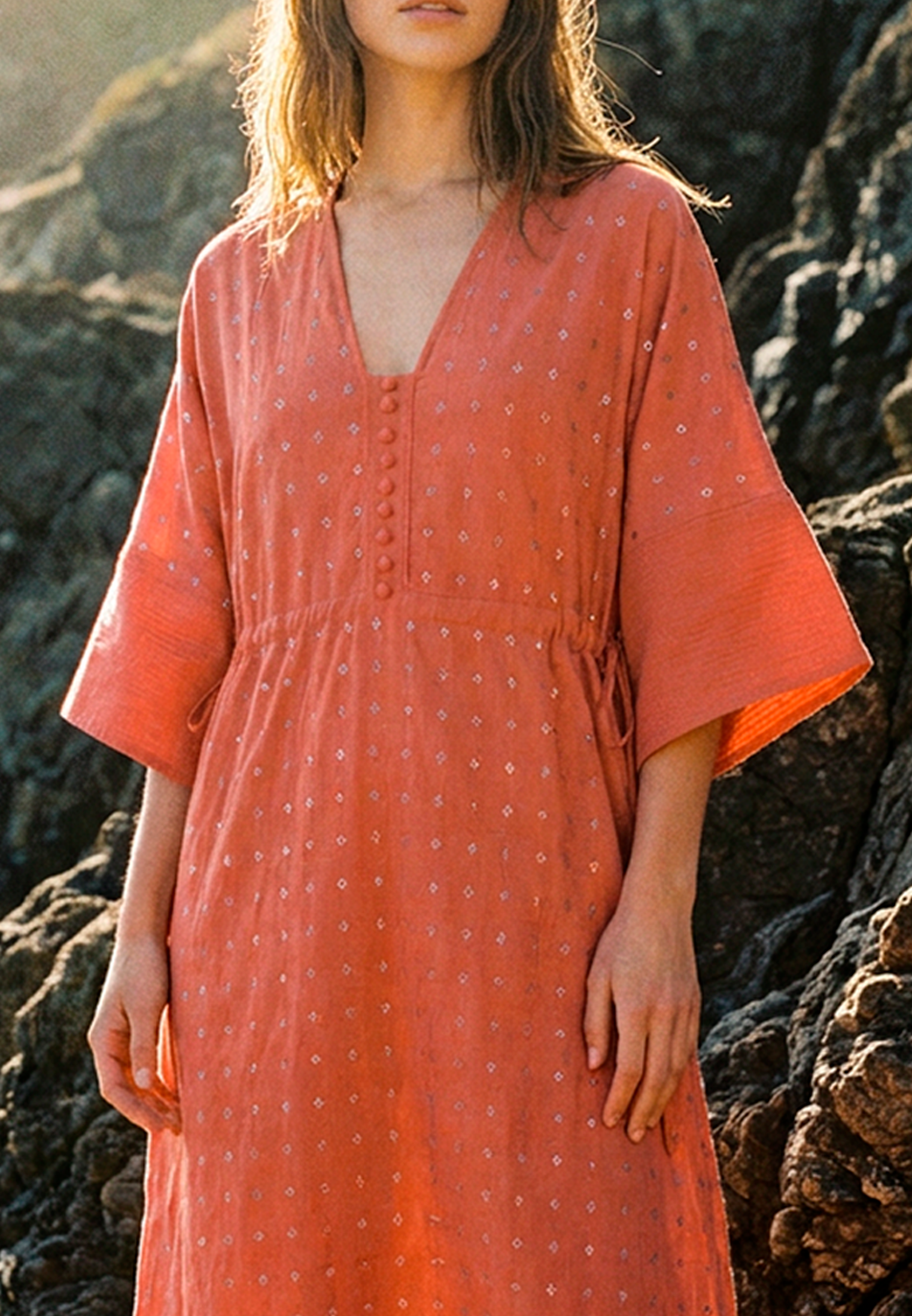 HELENA KAFTAN BURNT SIENNA