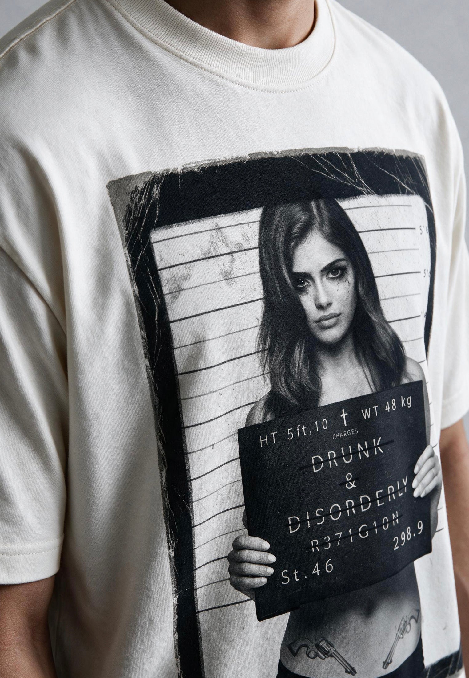 DRUNK & DISORDERLY T-SHIRT WHITE