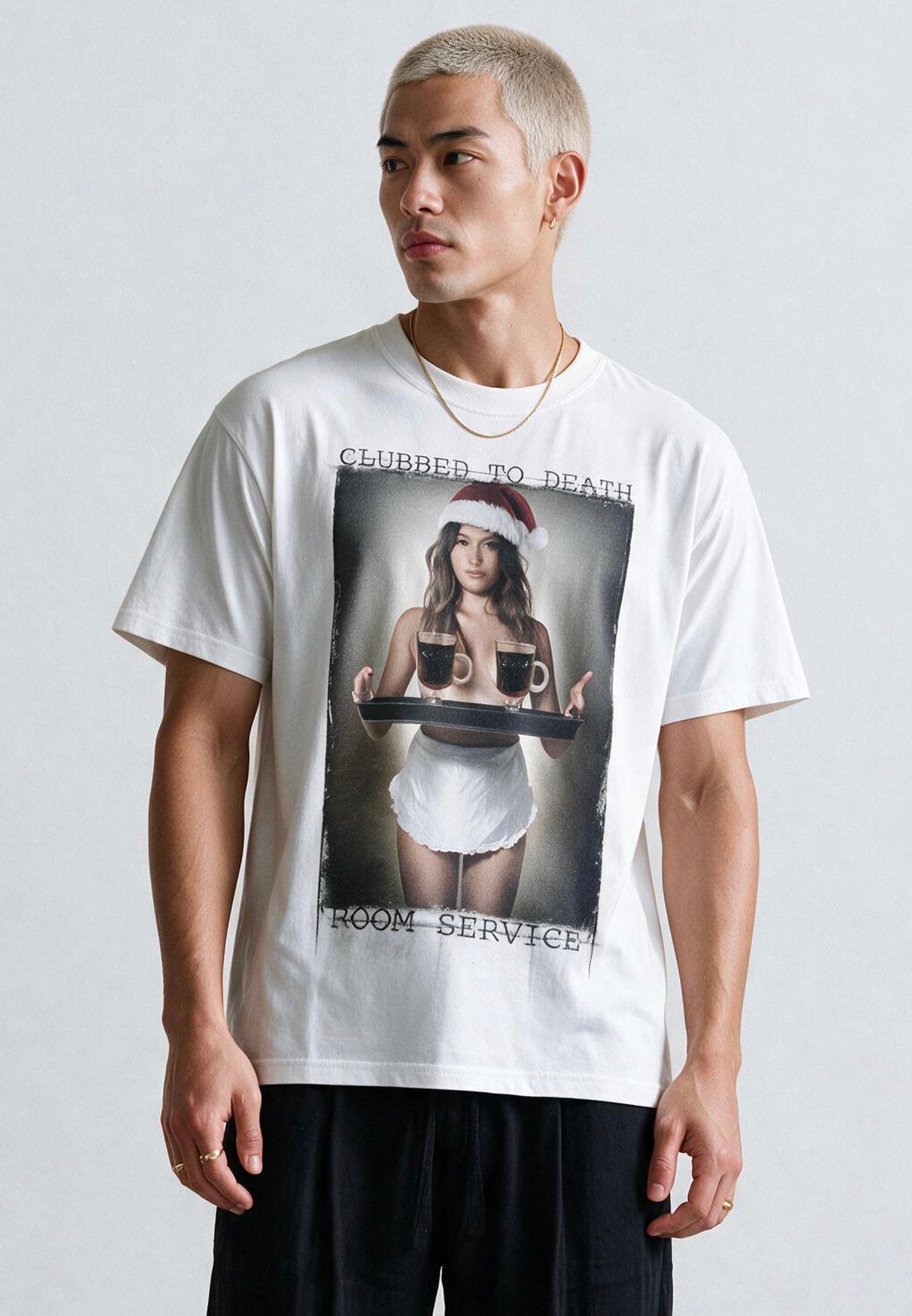 MY FESTIVE TIPPLE T-SHIRT WHITE