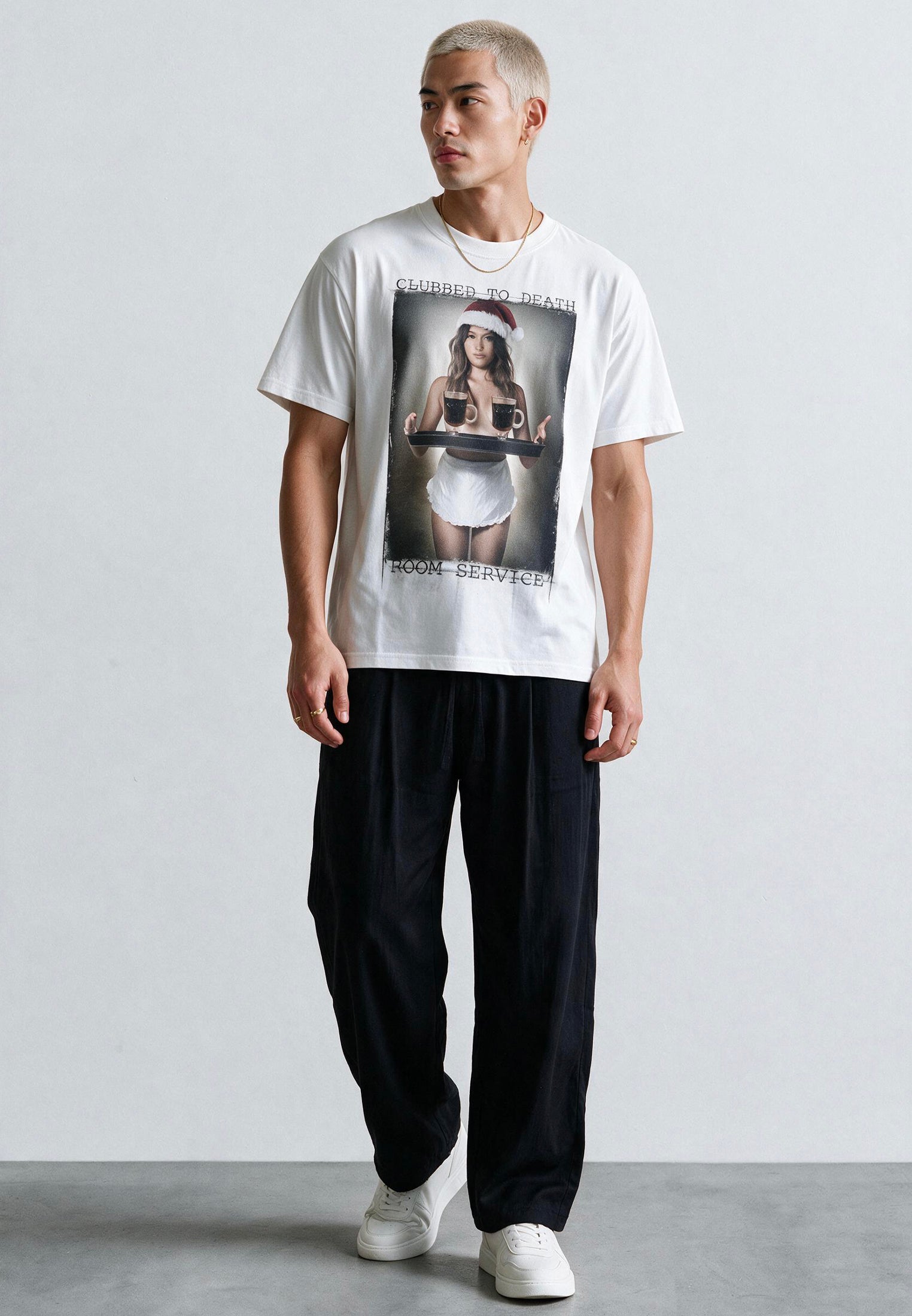 MY FESTIVE TIPPLE T-SHIRT WHITE