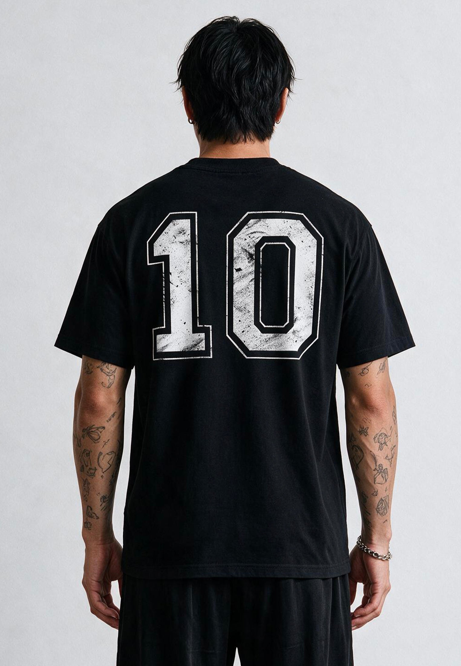 MY NUMBER 10 T-SHIRT JET BLACK